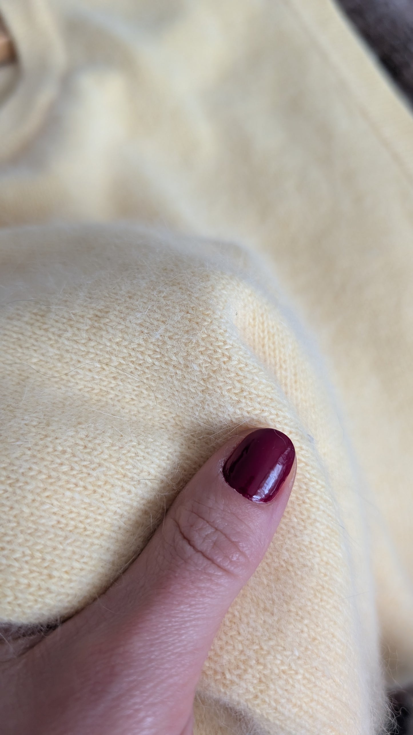 Pull sans manches laine et angora taille jusqu'à 40