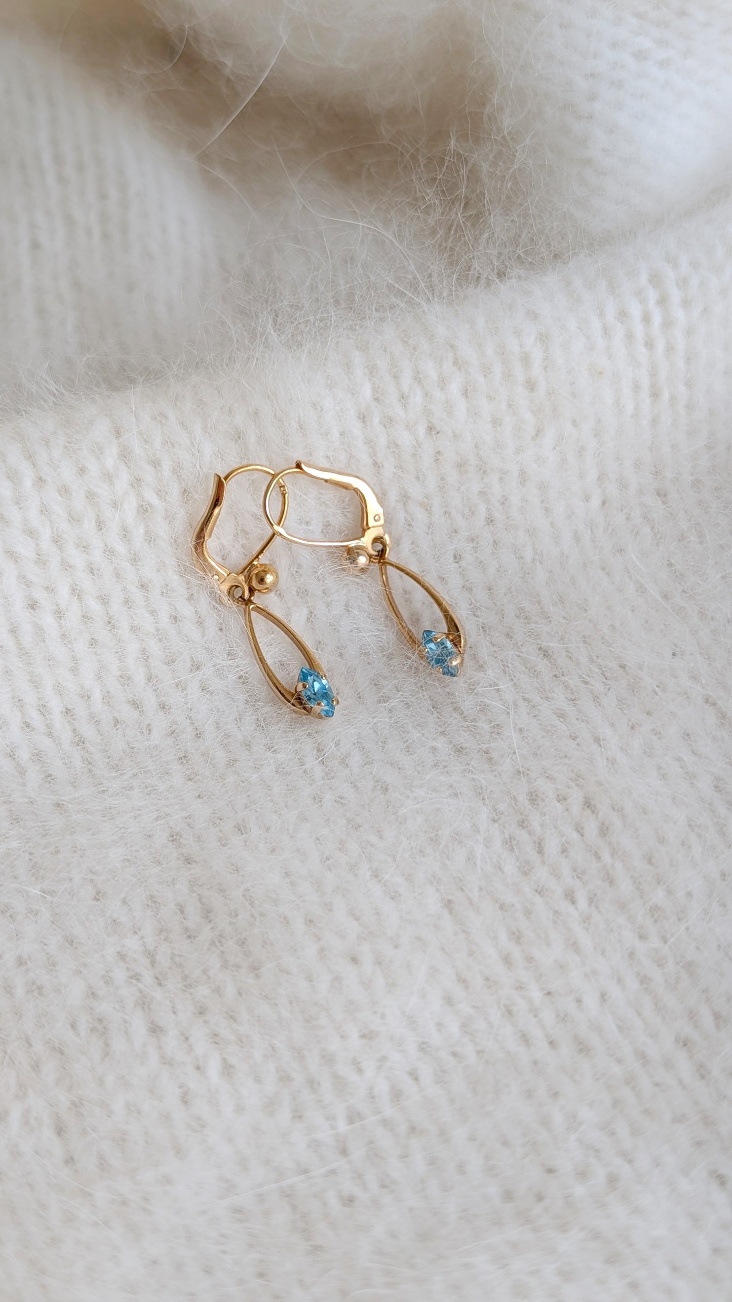 Boucles d'oreilles plaquées or poinçon