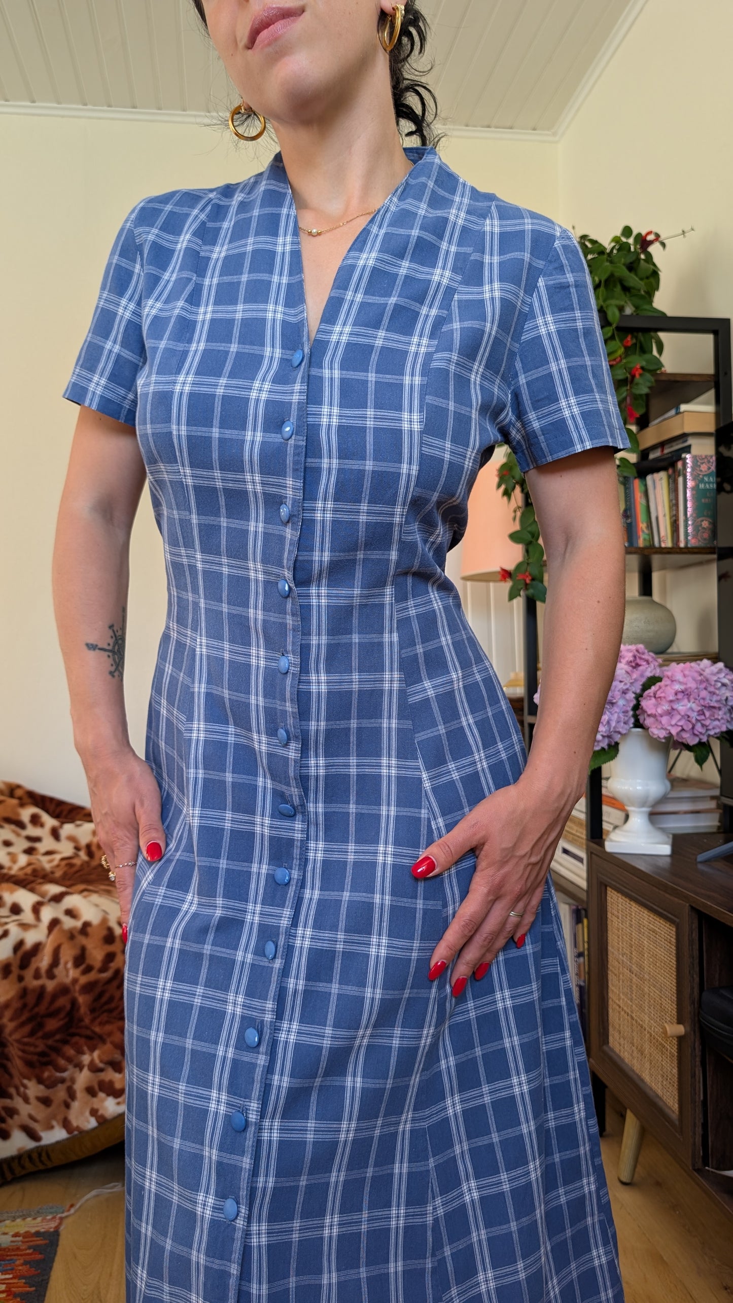 Robe longue coton 90s T38