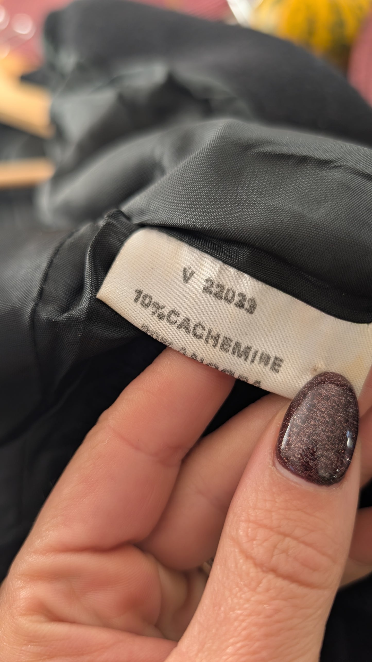 Veste laine cachemire angora 80s T38-40