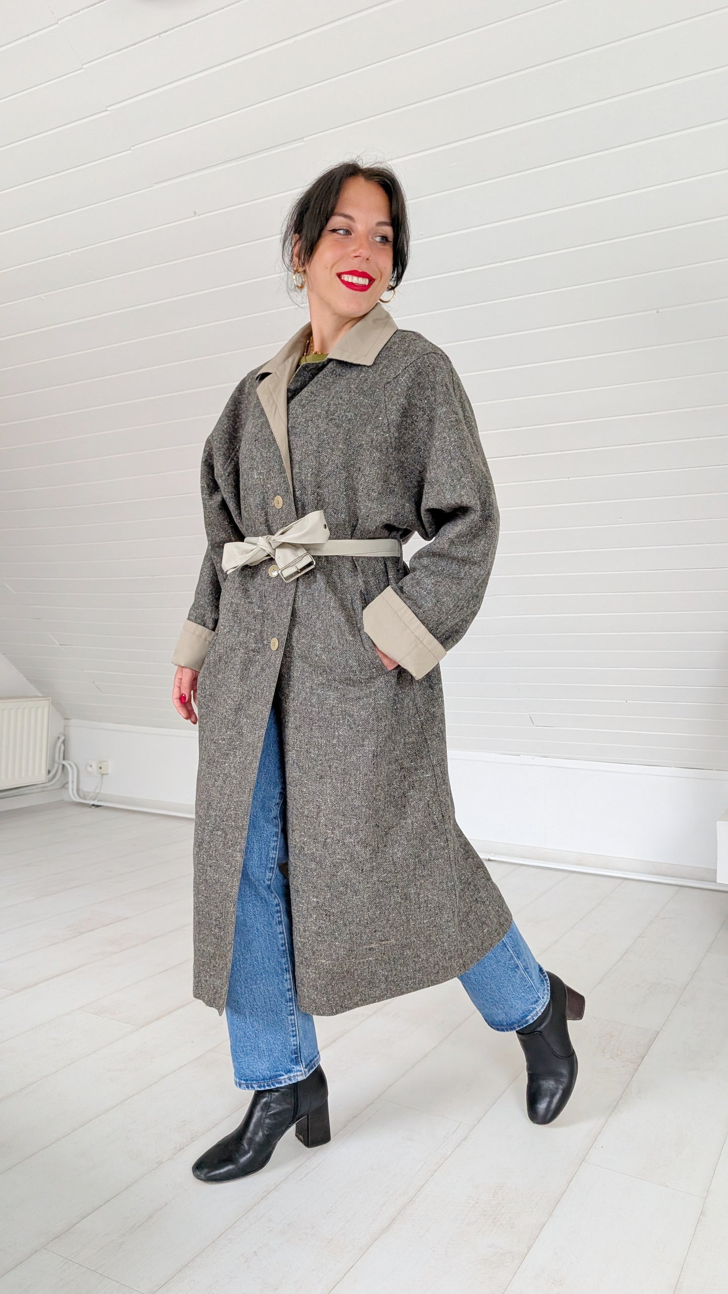 Manteau/Trench réversible 80 du 34 au 42