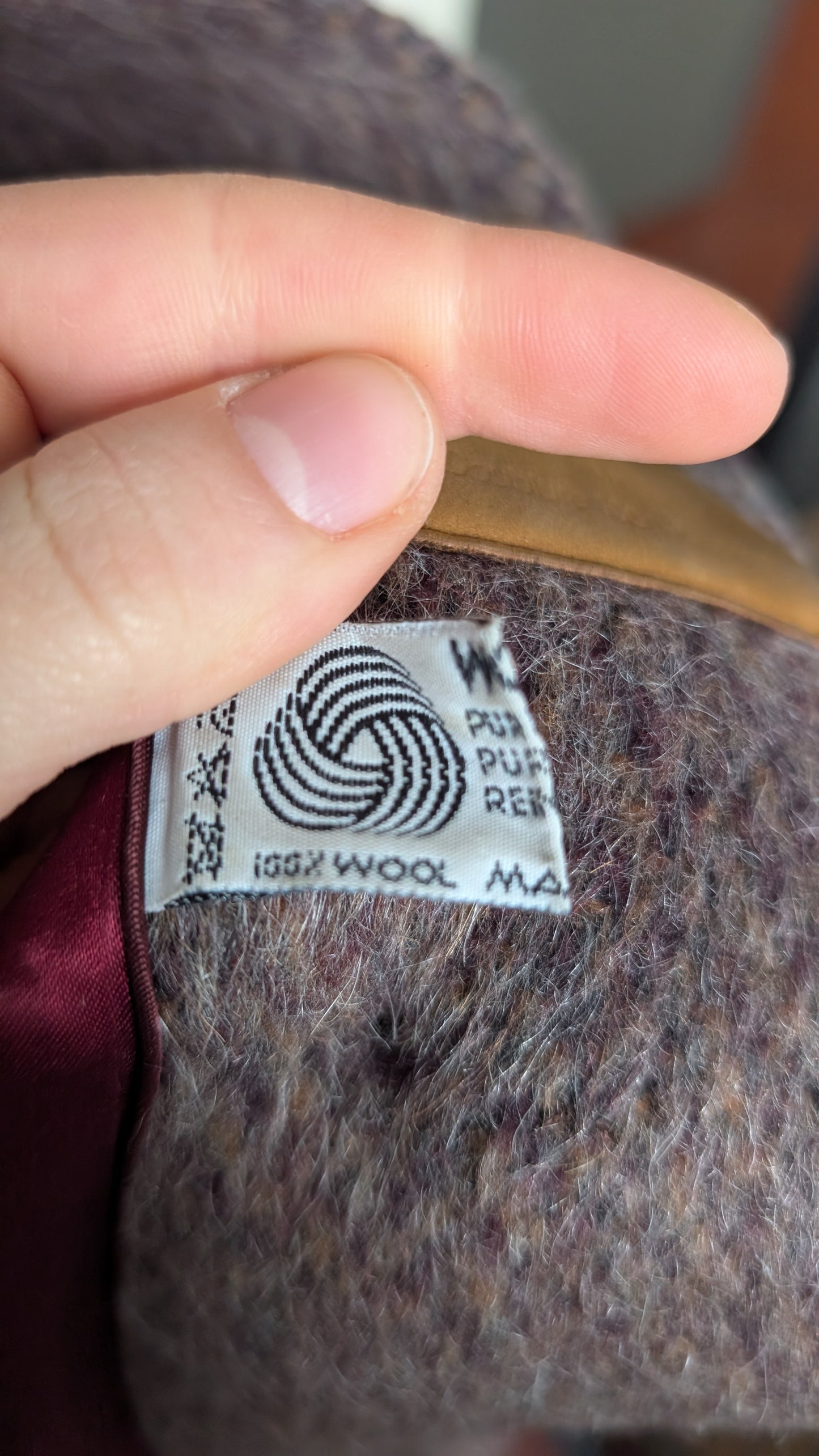 Manteau pure laine lama T40-42