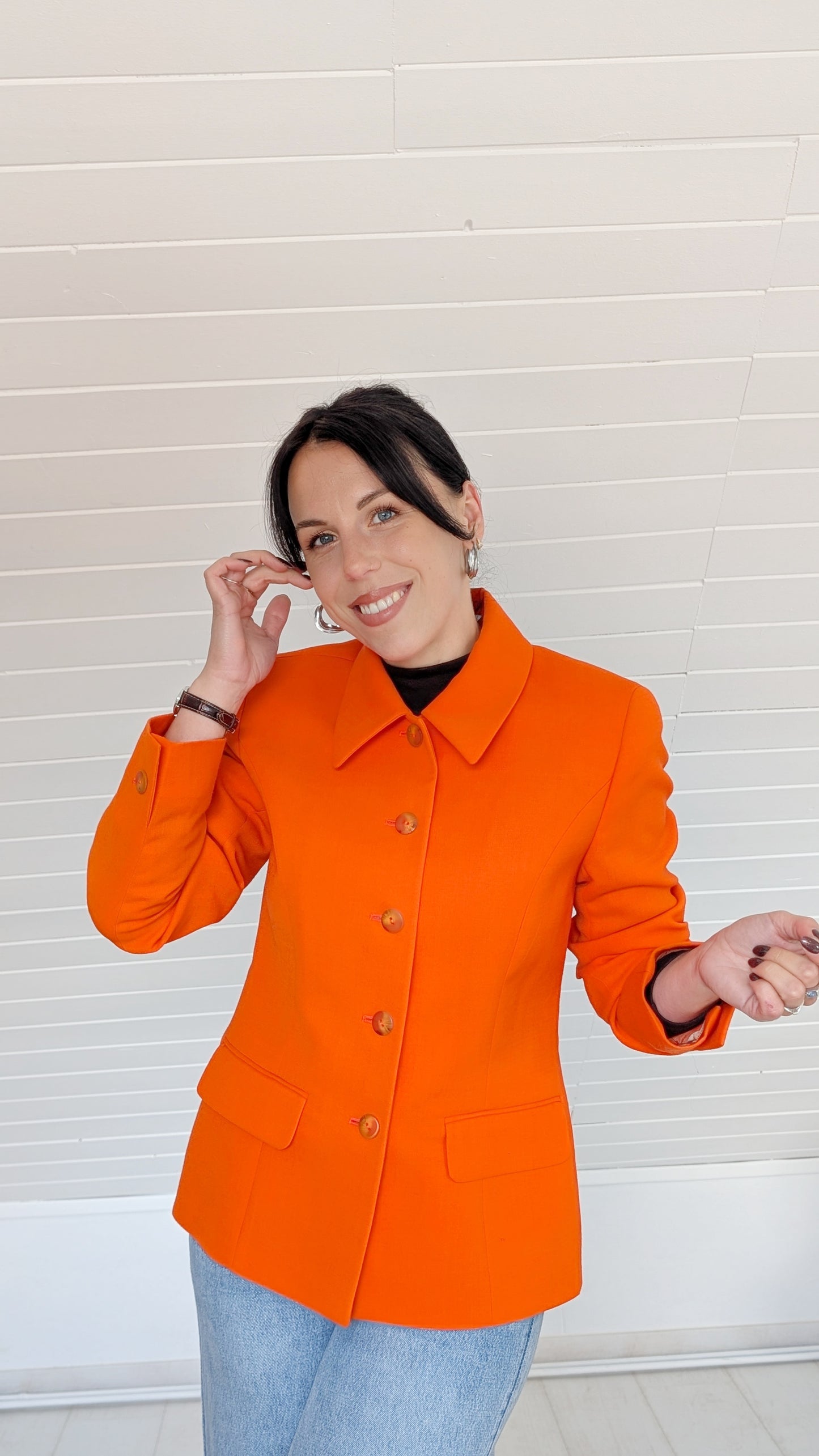 Blazer pure laine 90s T38