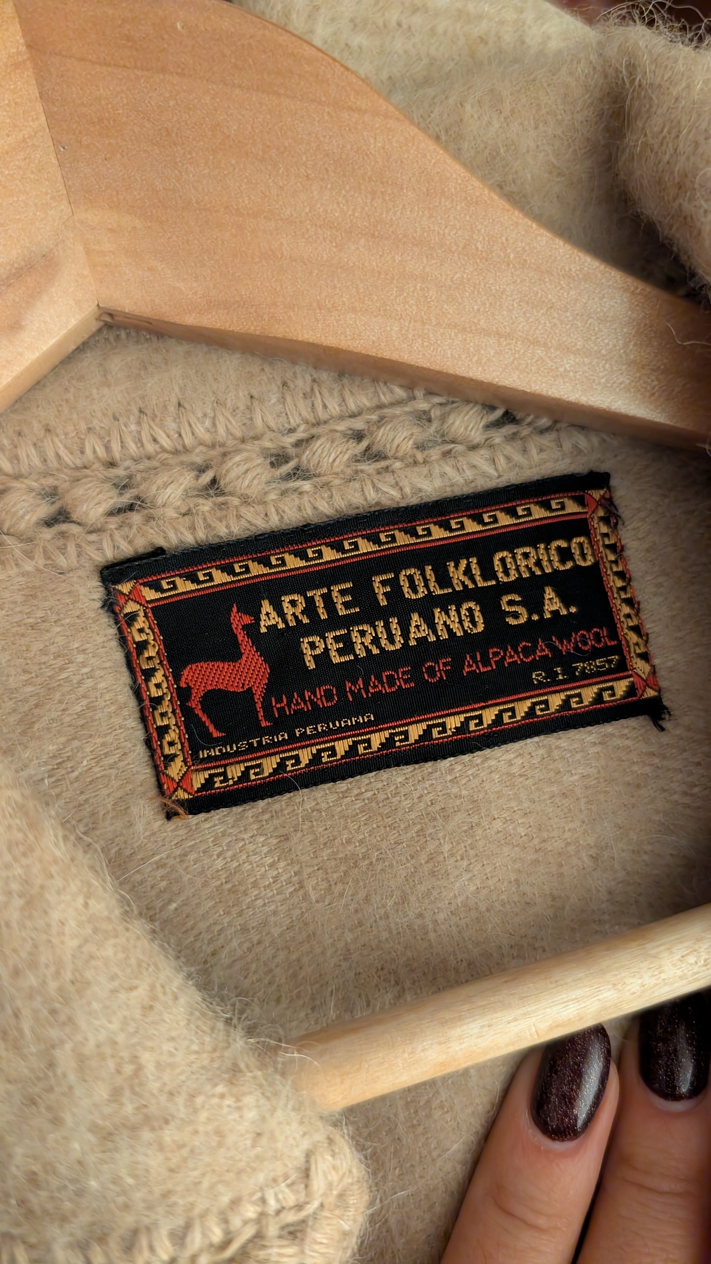Cape laine alpaca Pérou taille unique