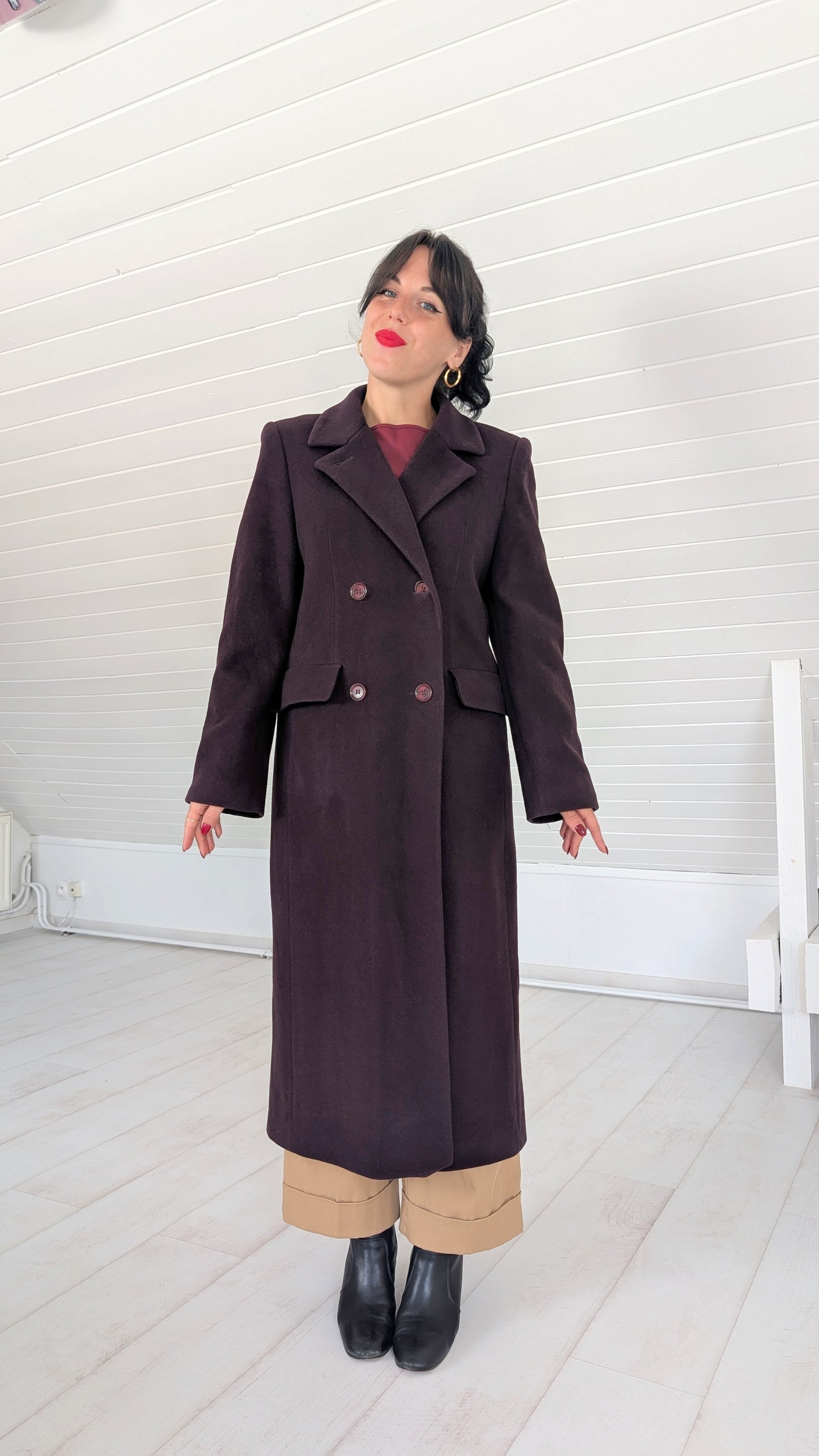 Manteau pure laine T36-38