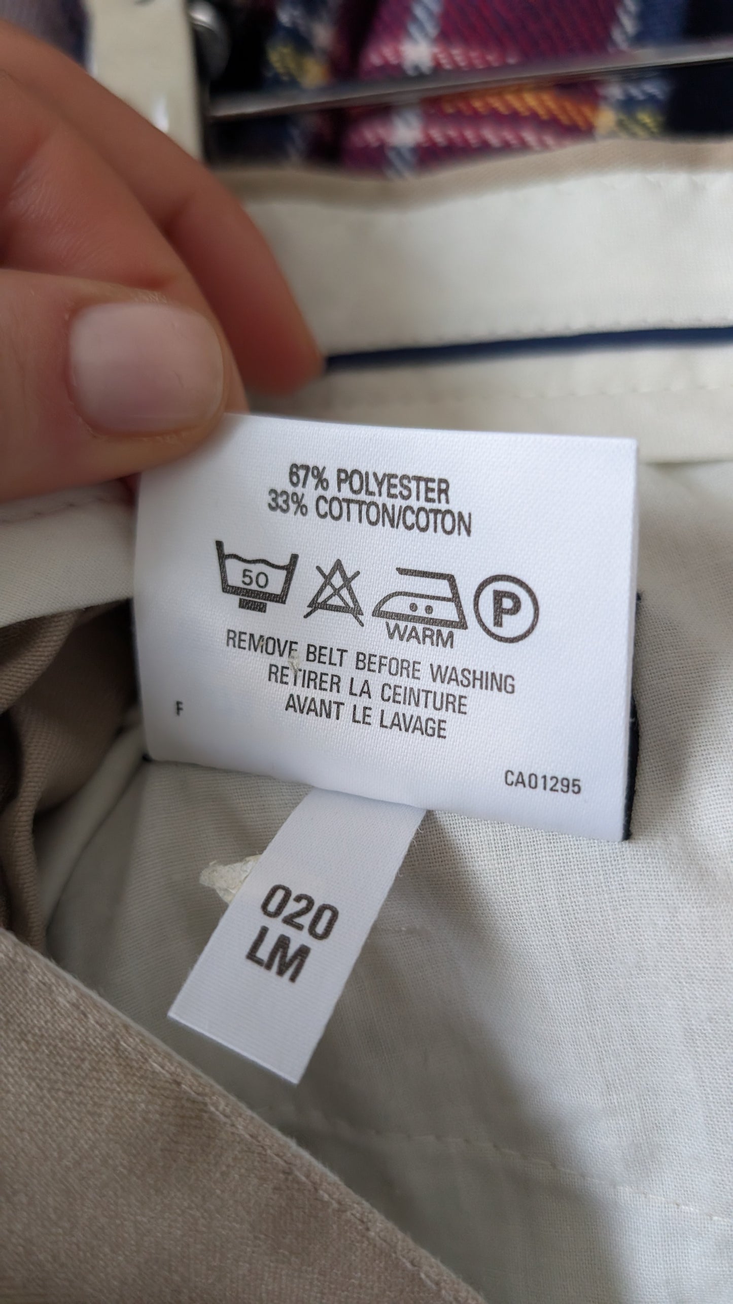 Pantalon à pinces T40