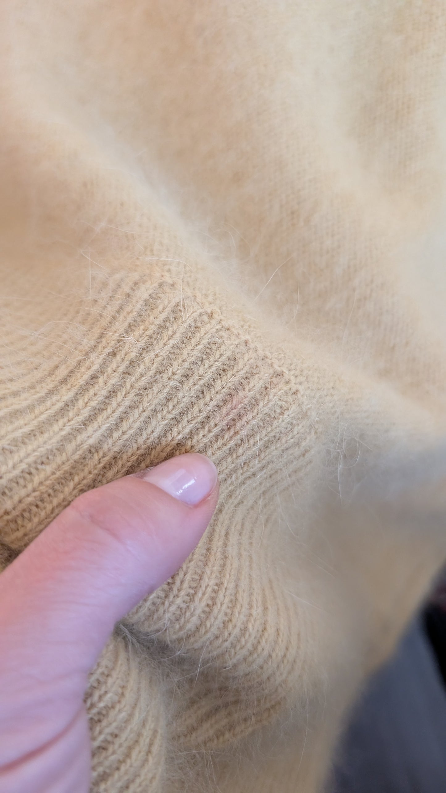 Pull angora 80s jusqu'à une taille 42