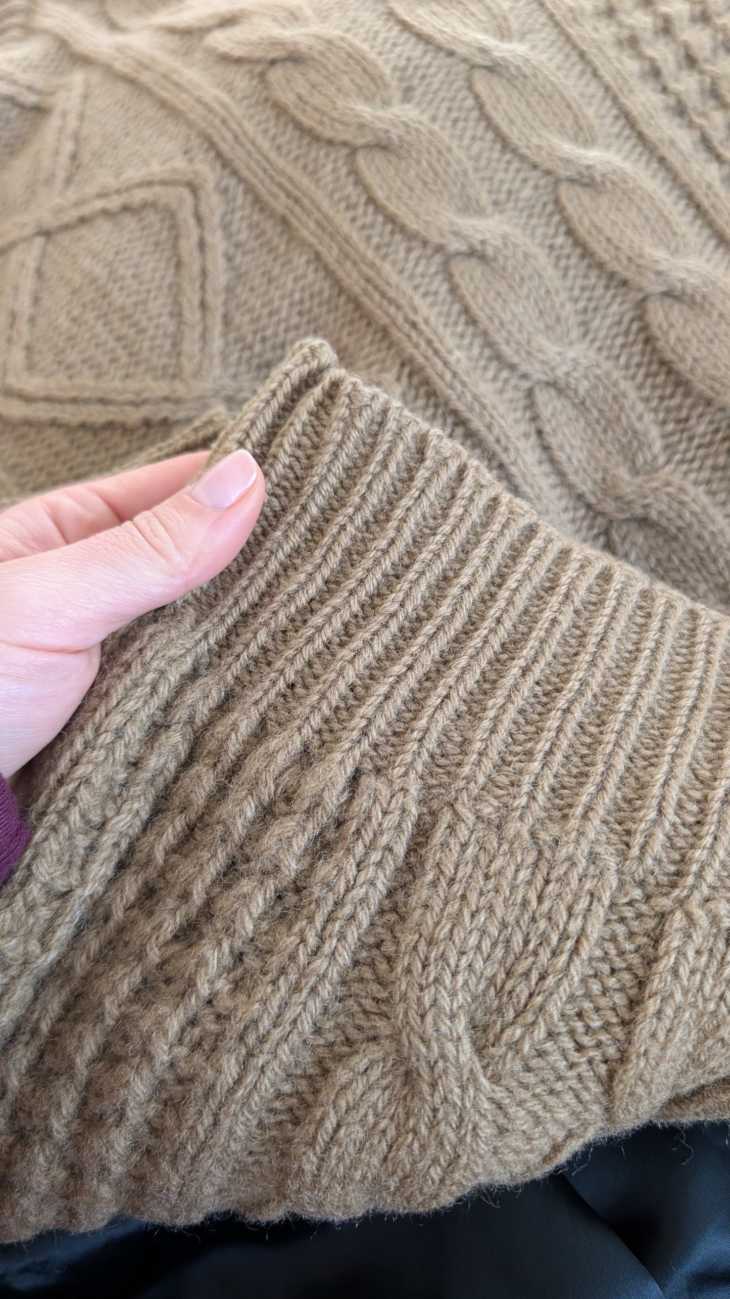 Pull torsadé laine T38-40