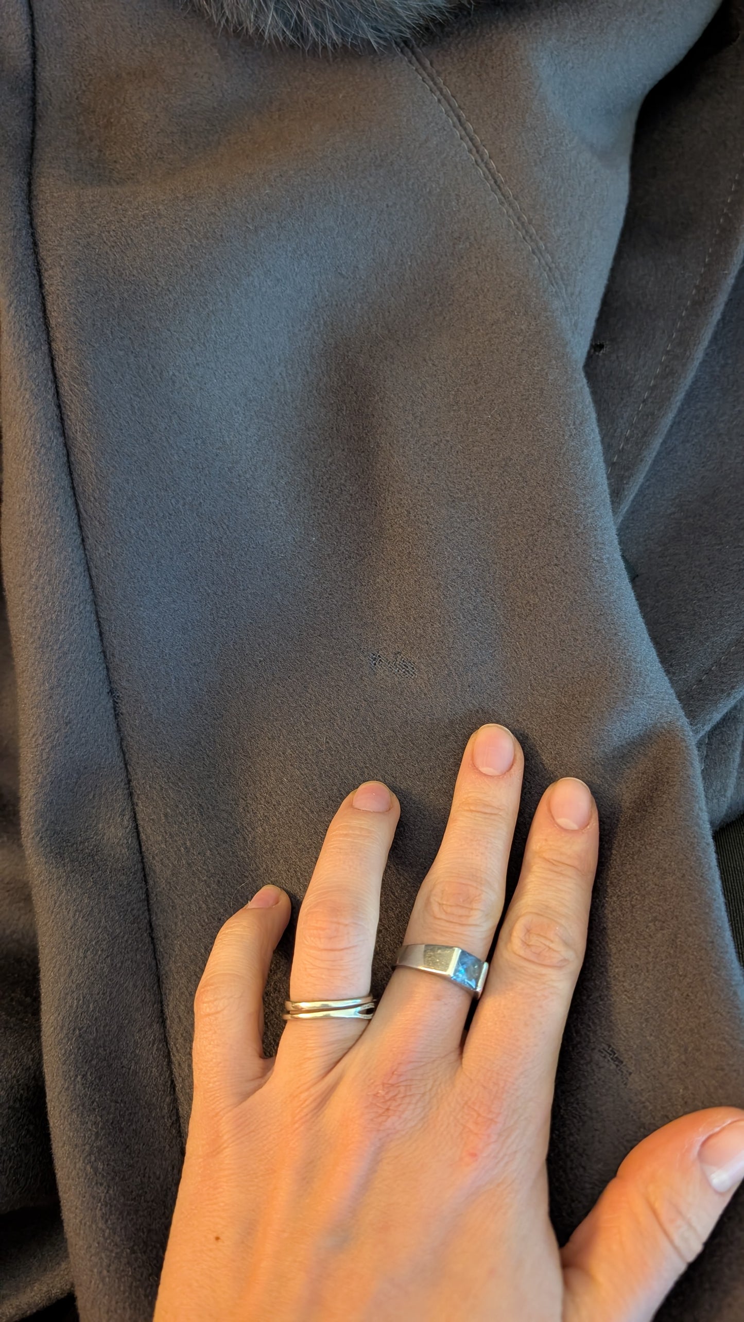 Manteau 70s pure laine T38