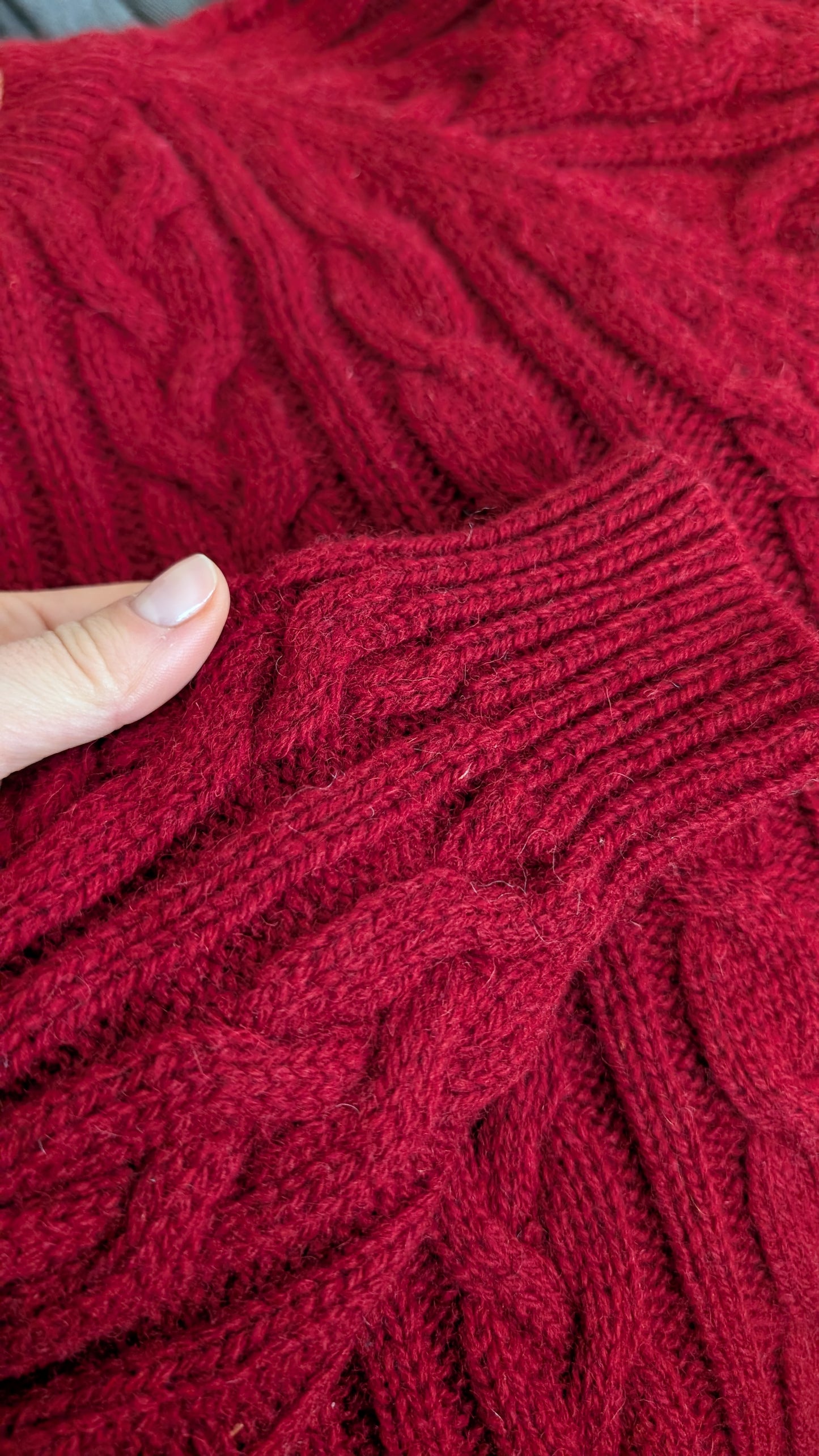 Pull irlandais laine du 34 au 40