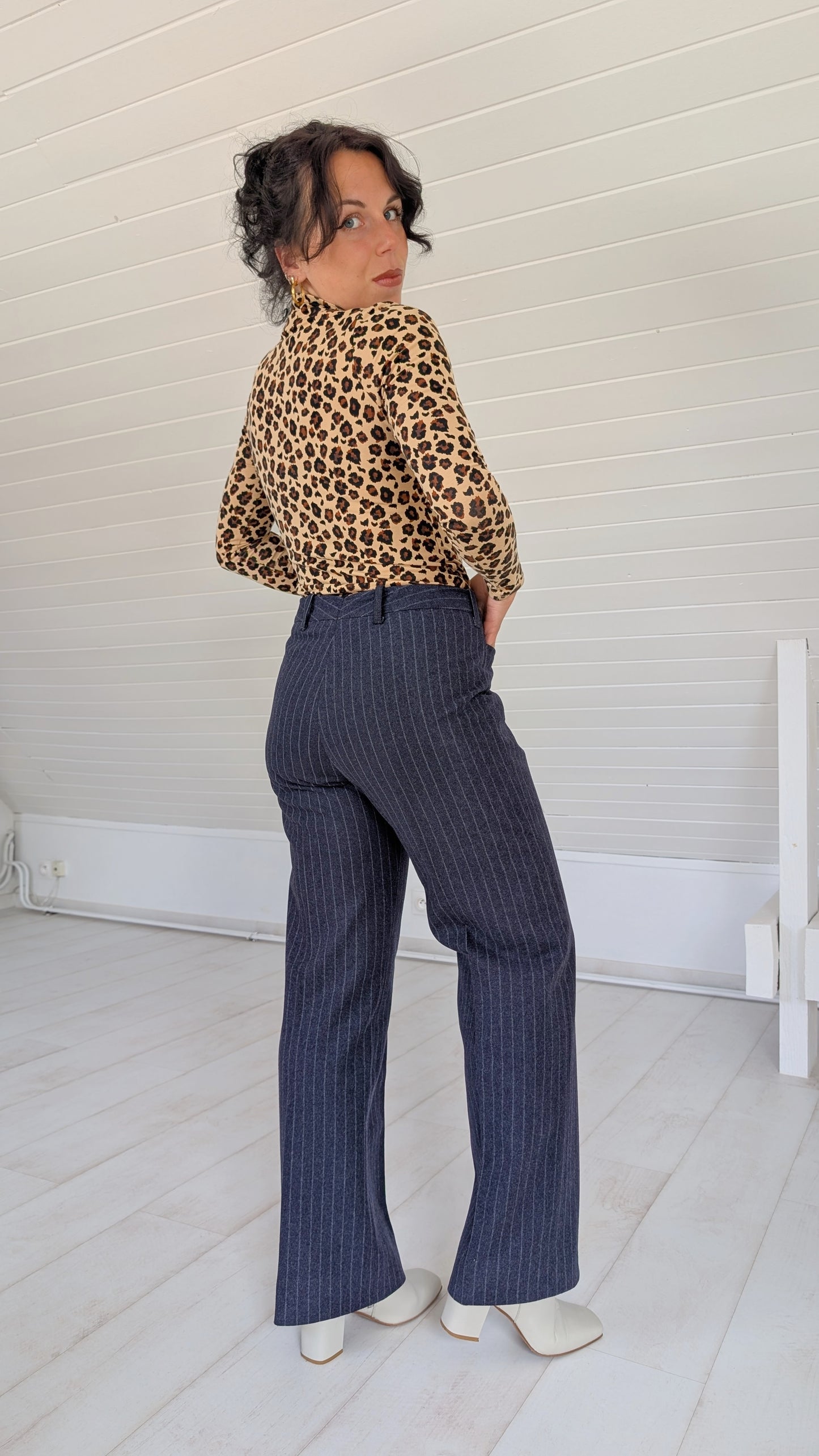 Tailleur pure laine 70s Burton T38
