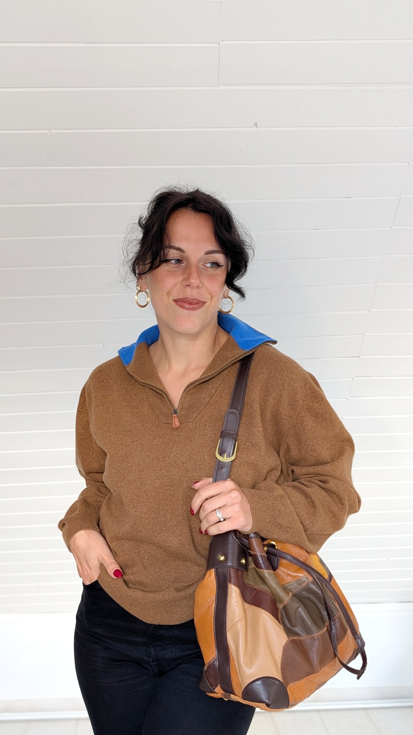 Sac seau cuir agneau