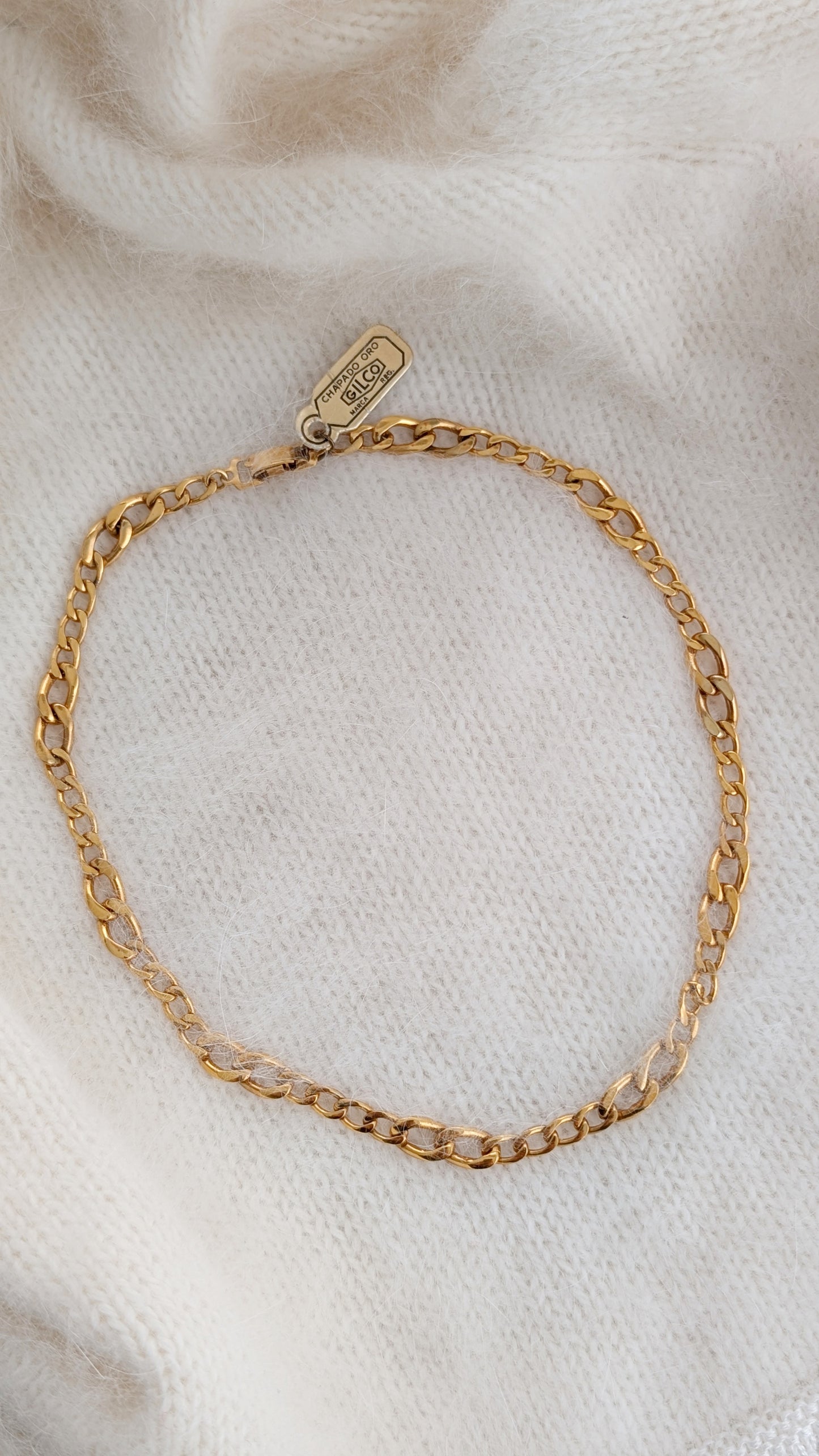 Collier plaqué or neuf avec étiquette