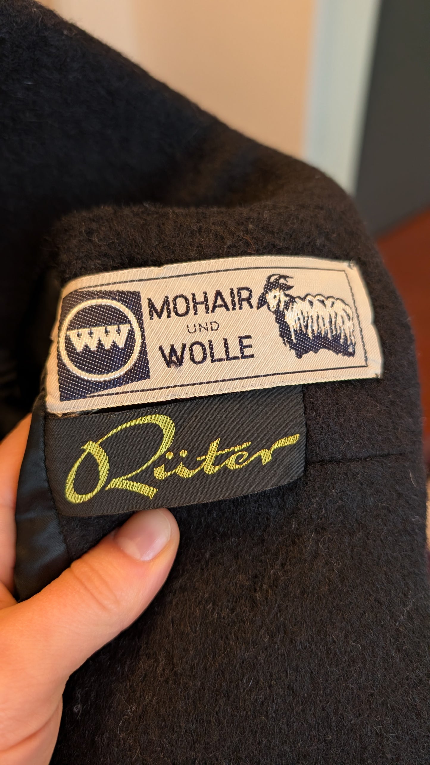 Cape 1960 laine et mohair taille unique