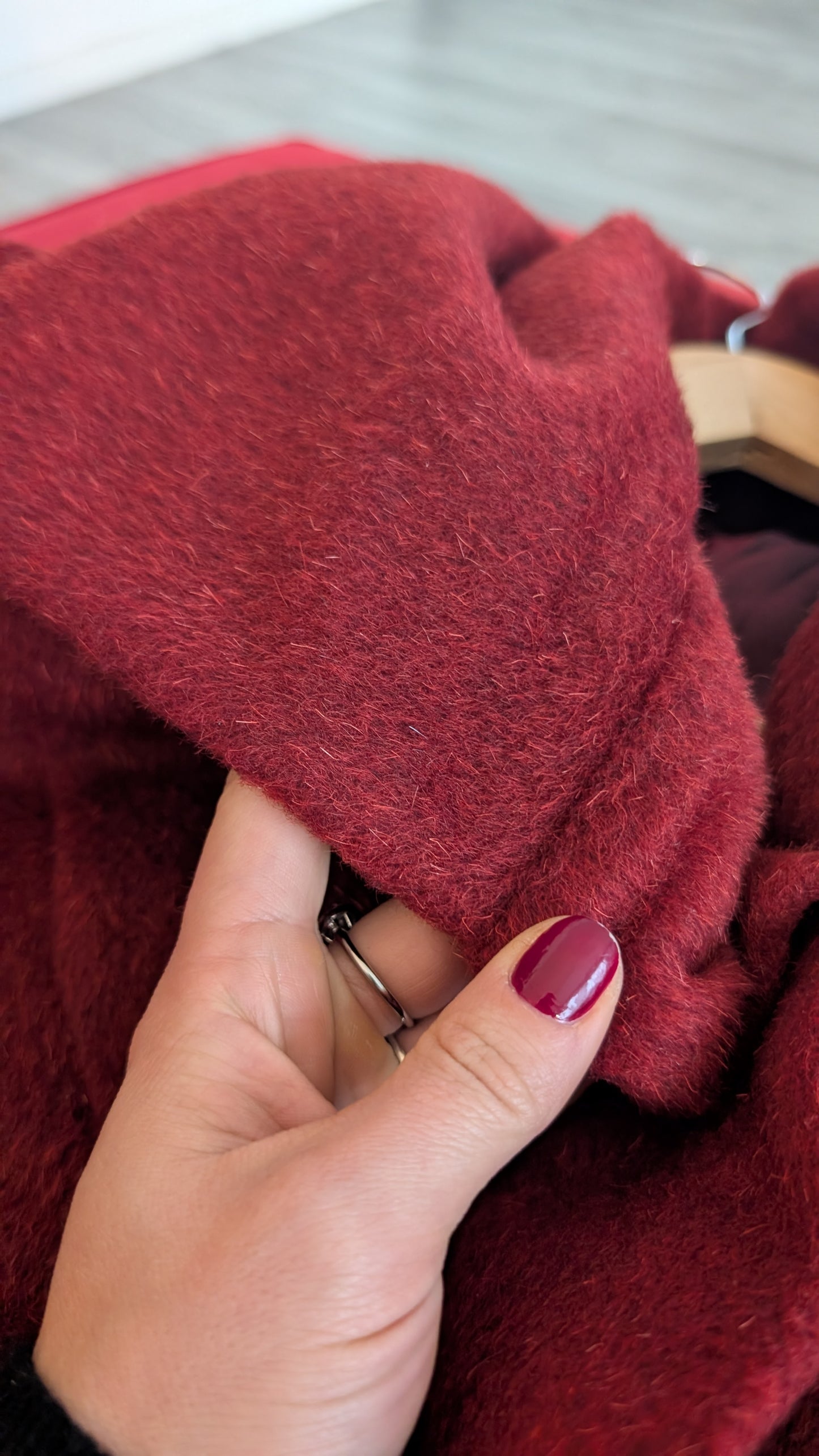 Manteau laine et alpaca 60s T40-42