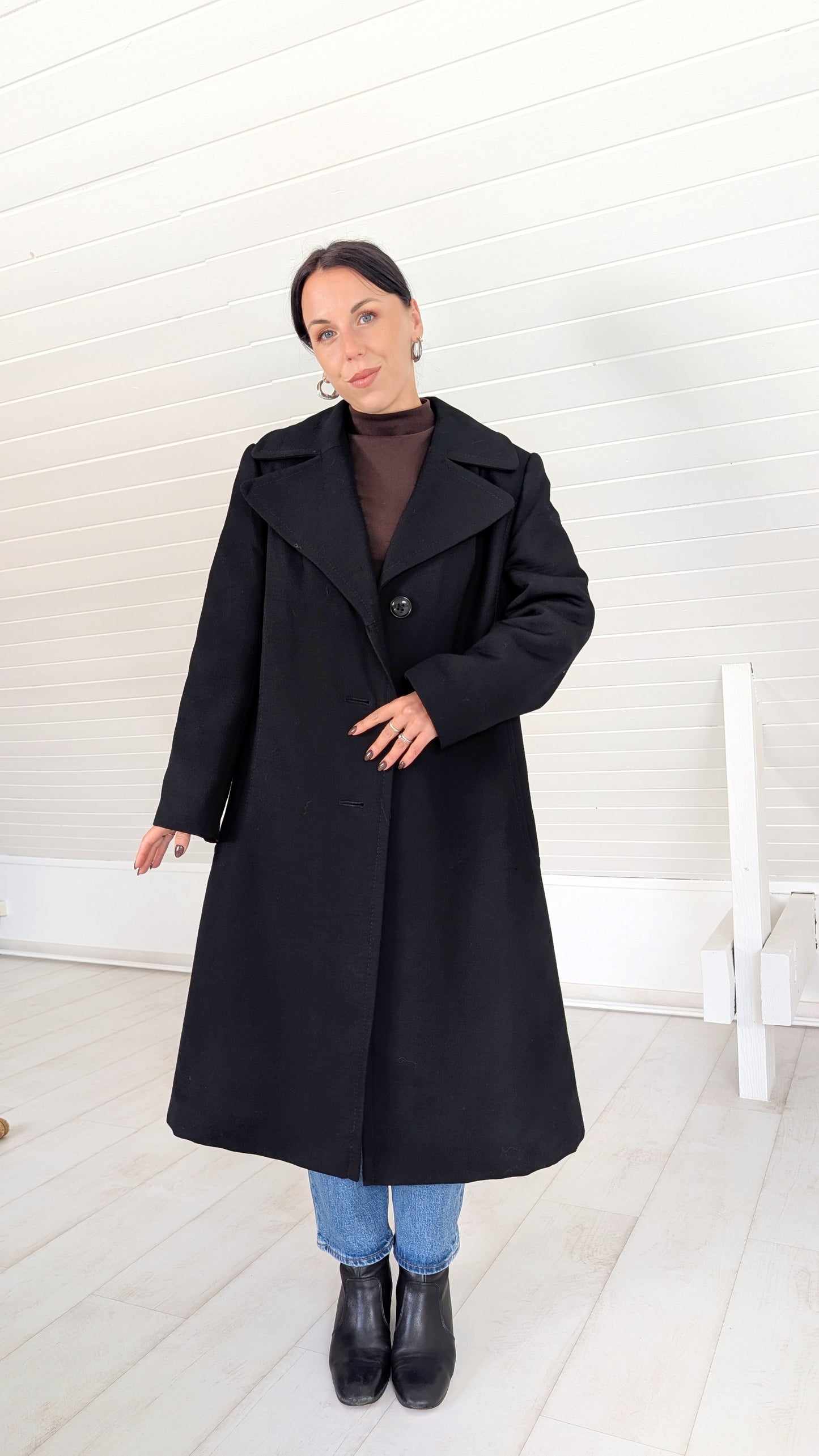 Manteau pure laine 1960 T40