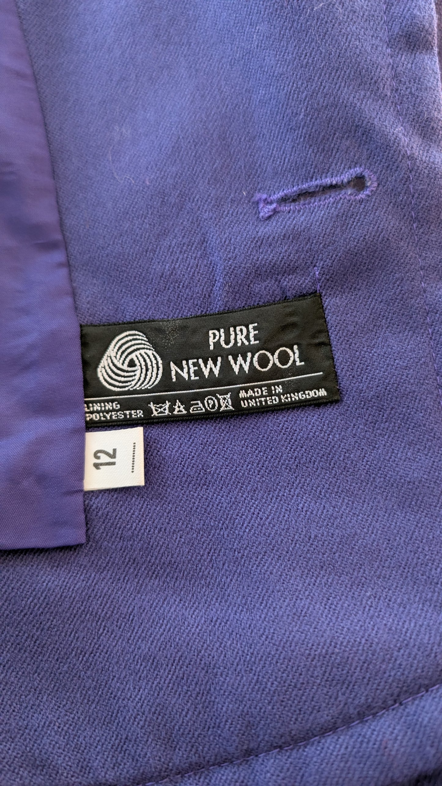 Blazer pure laine made in UK T40