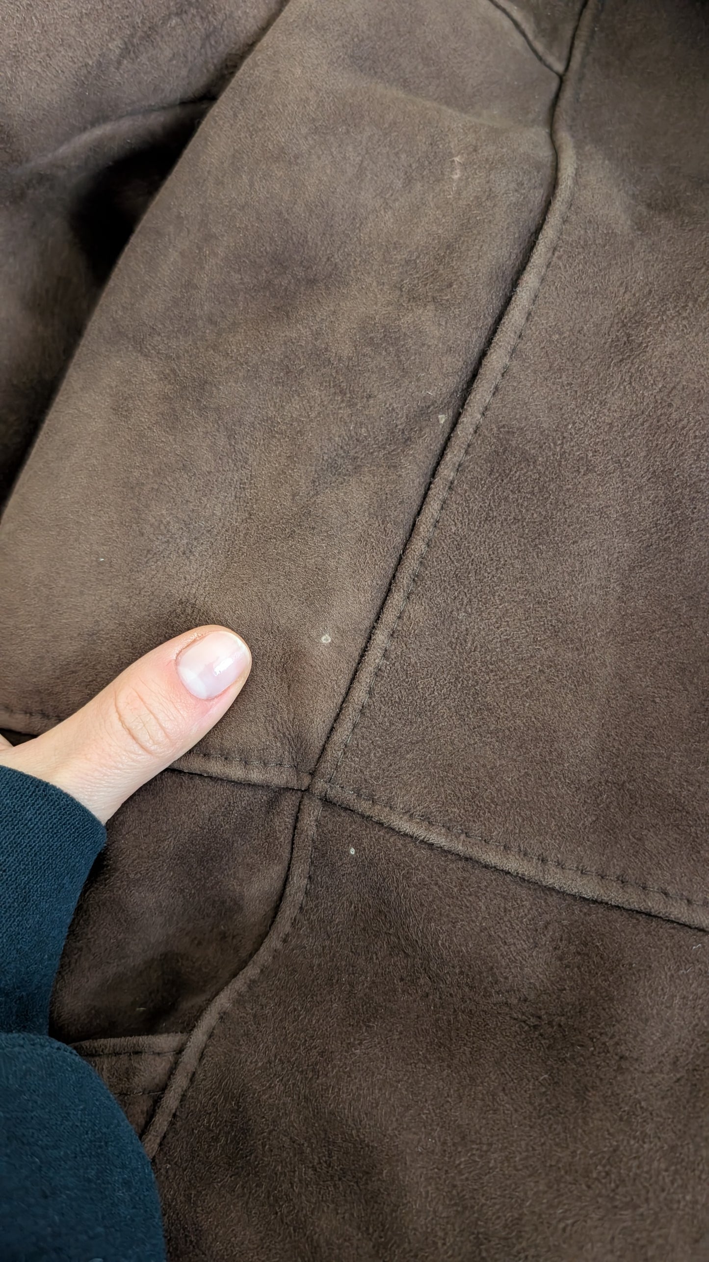 Manteau peau lainée T38-40