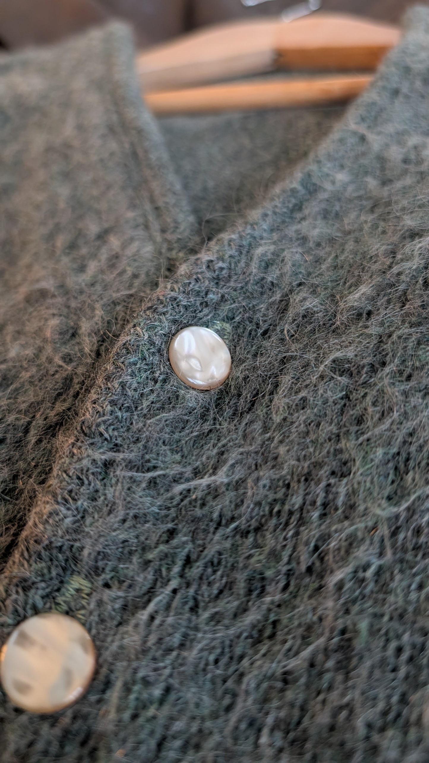 Cardigan laine et mohair T40-42