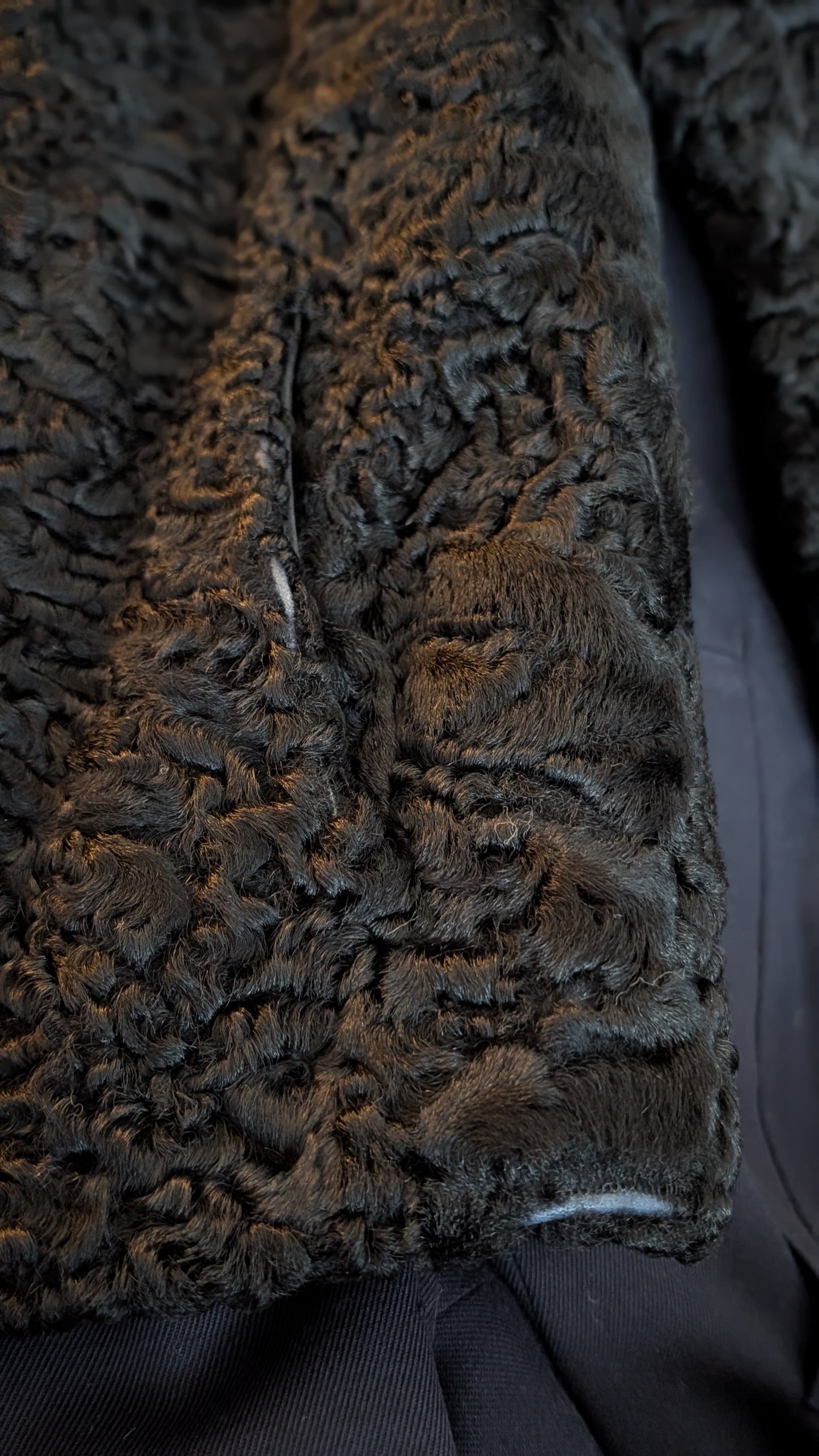Veste/manteau astrakan 1960 T38