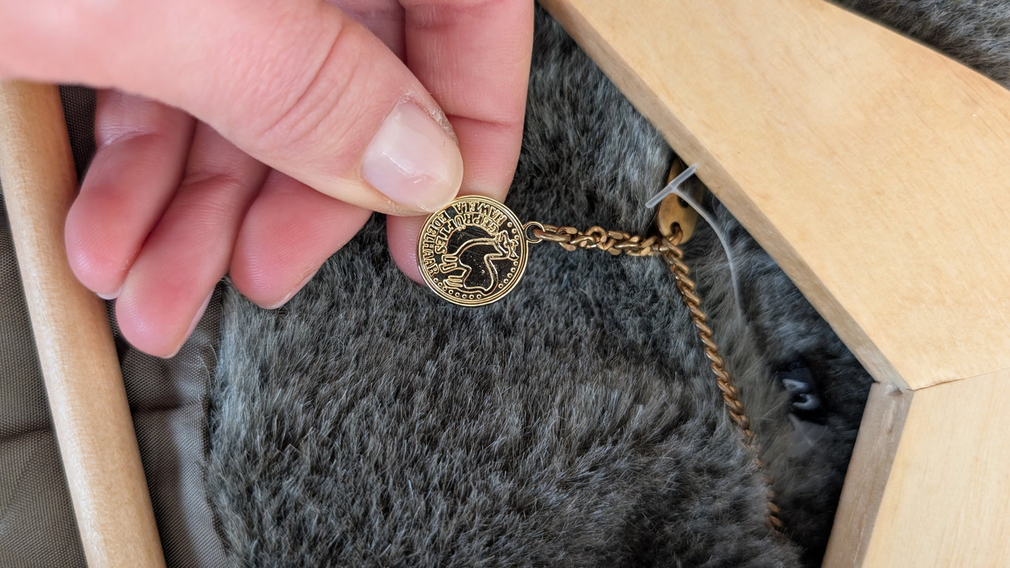 Manteau alpaca et mohair 70s T38-40