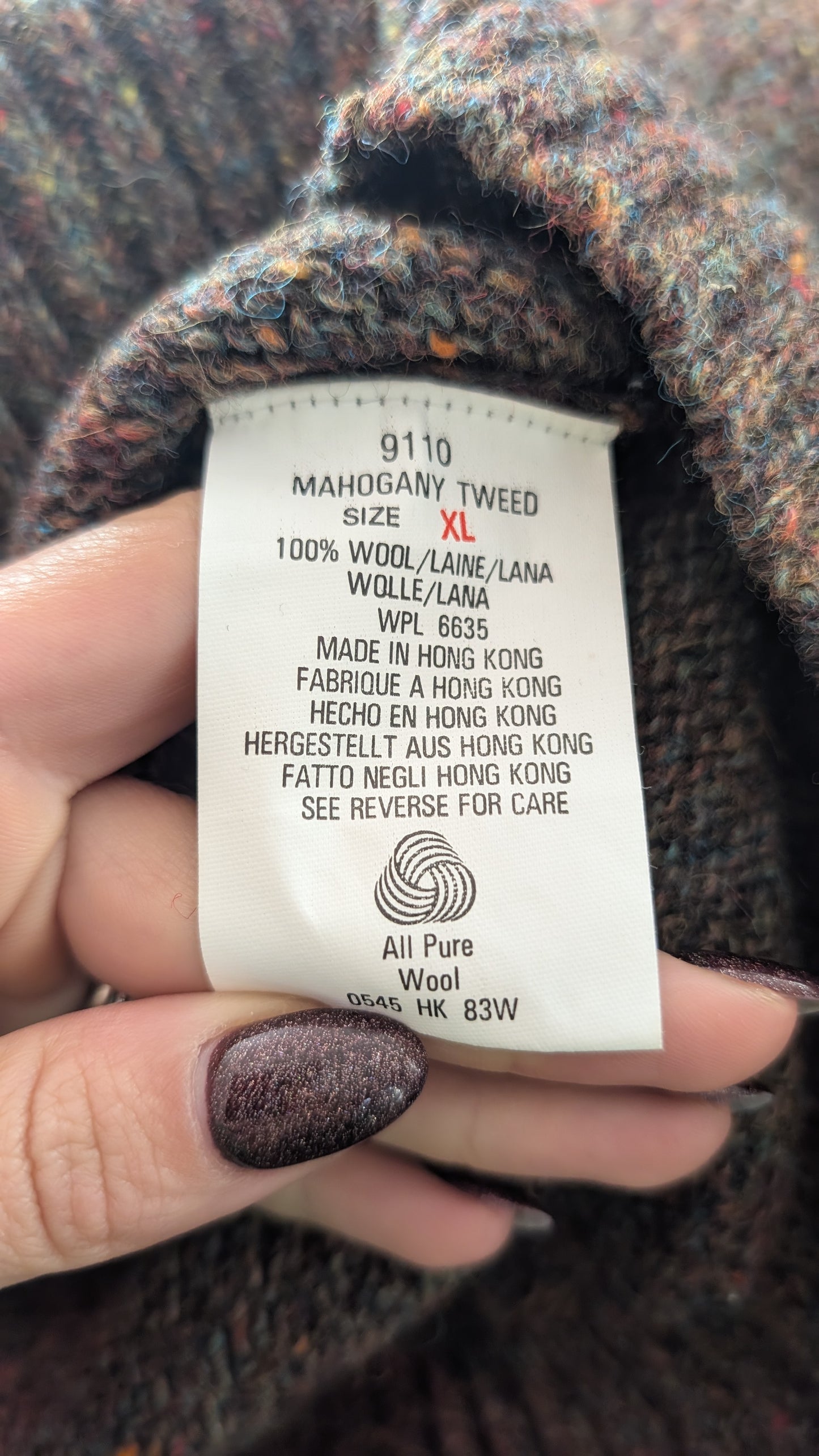 Pull ample pure laine jusqu'à un 44