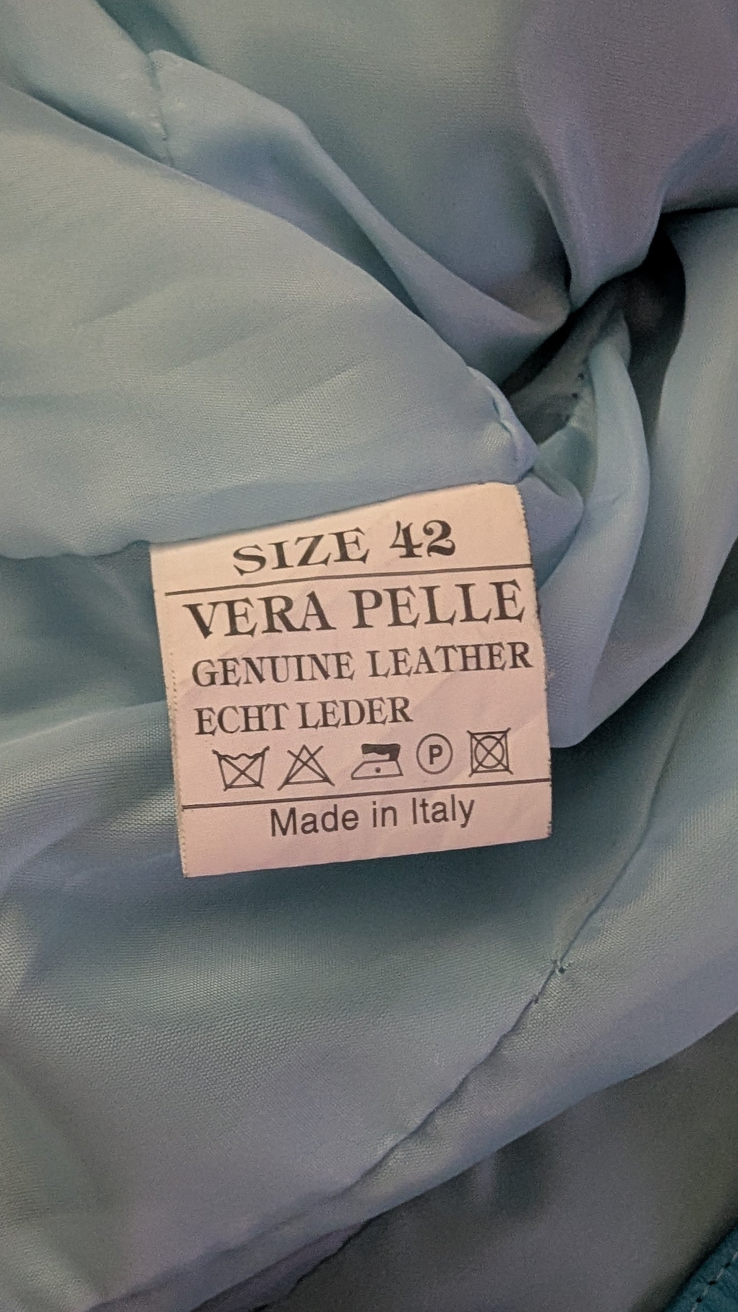 Veste cuir italien T36