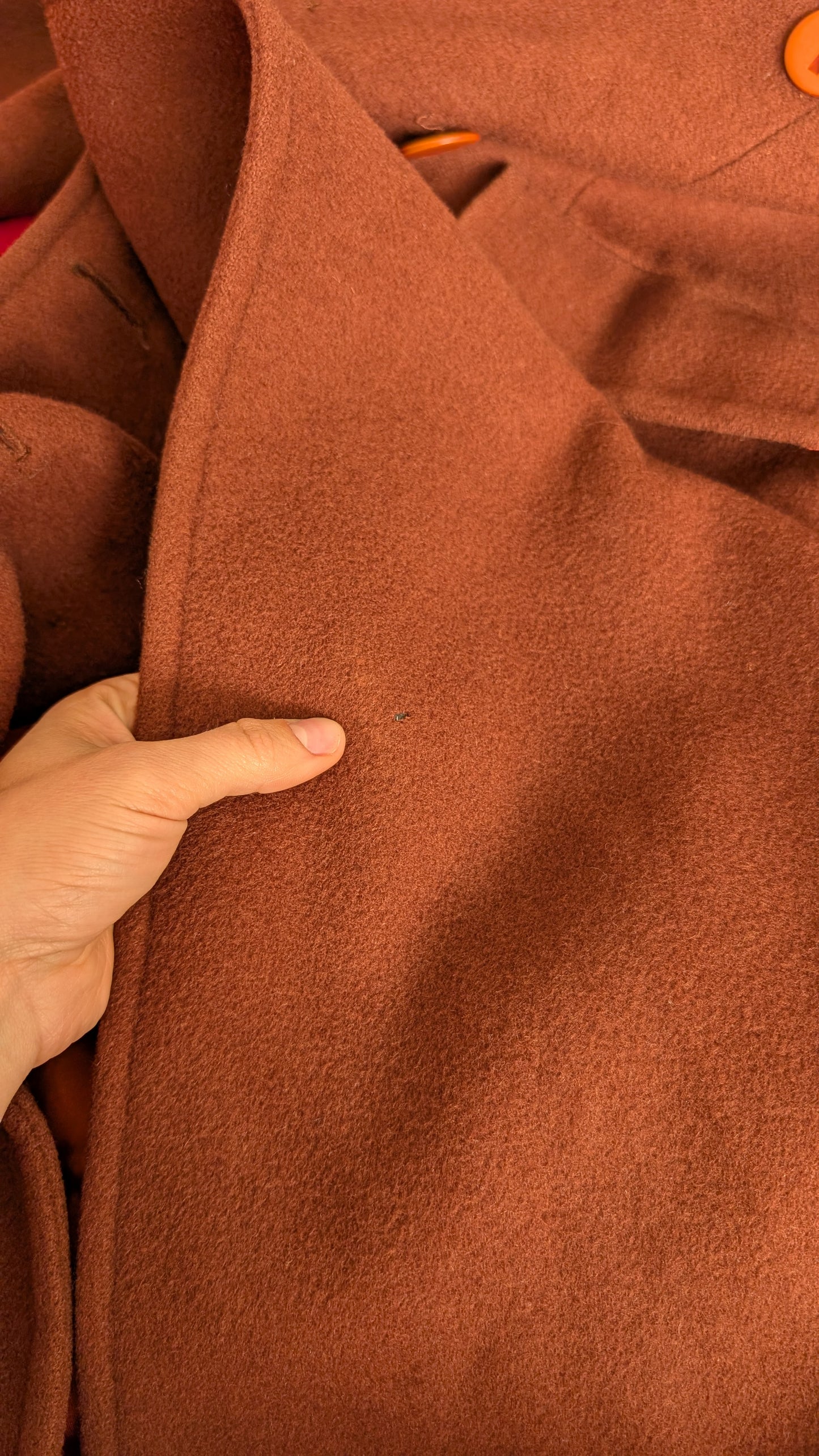 Manteau laine 80s T38-40