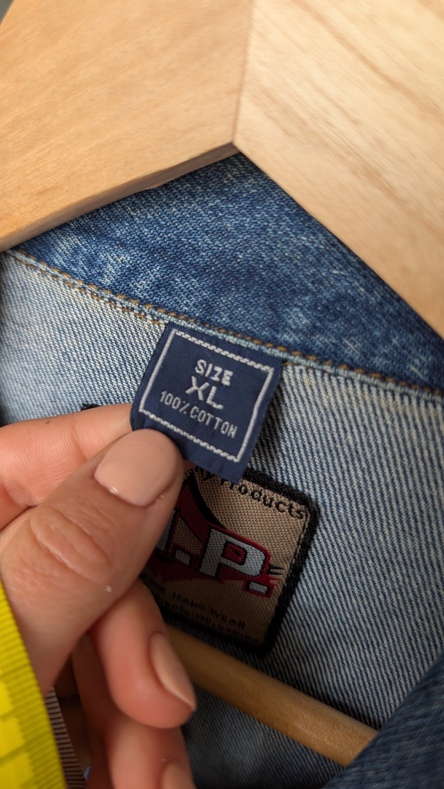 Veste jeans oversize 80s T40-42-44