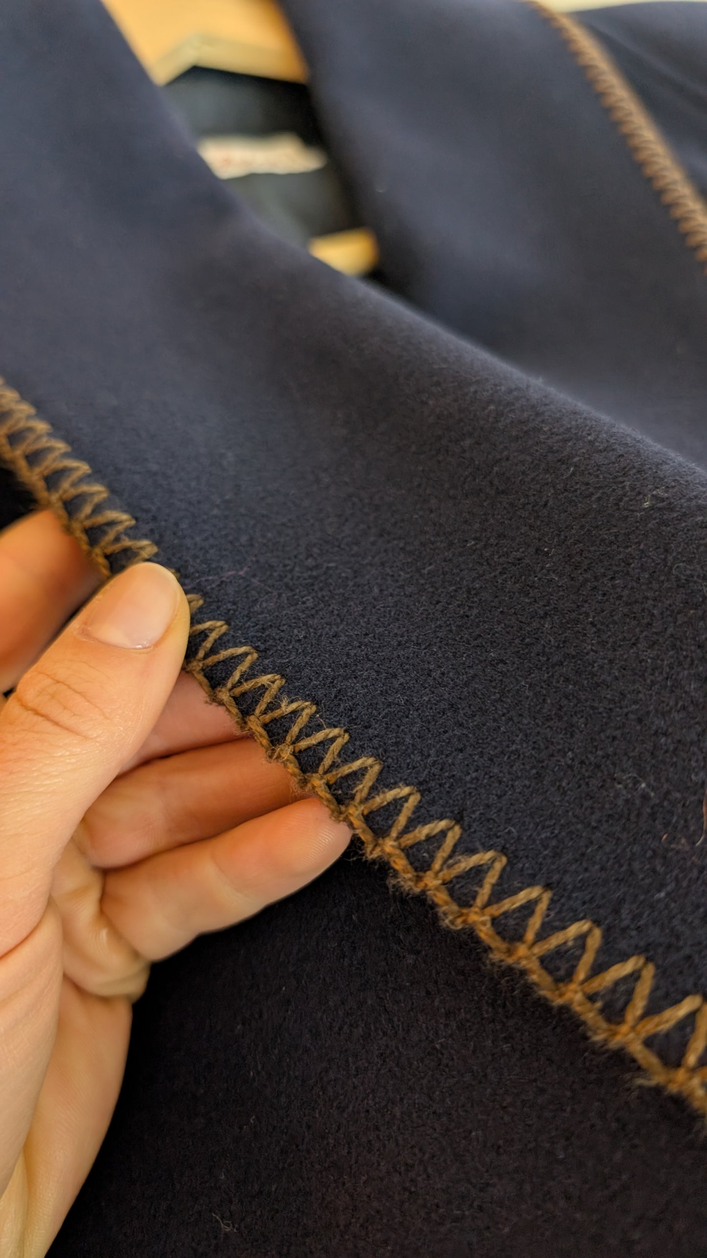 Manteau 60s laine taille jusqu'à un 42