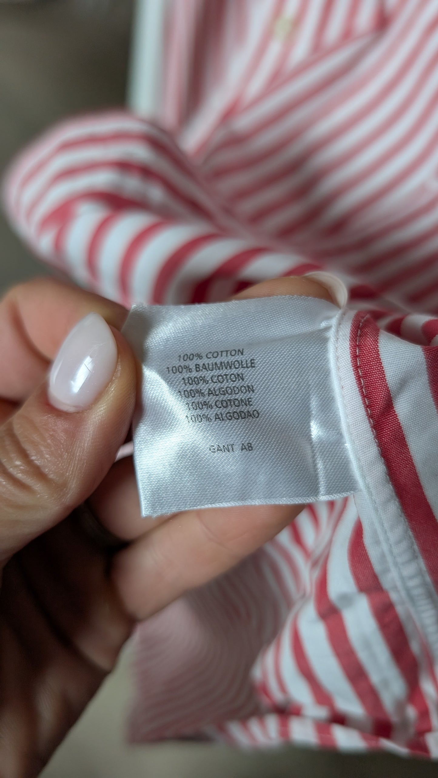 Chemise Gant coton T36