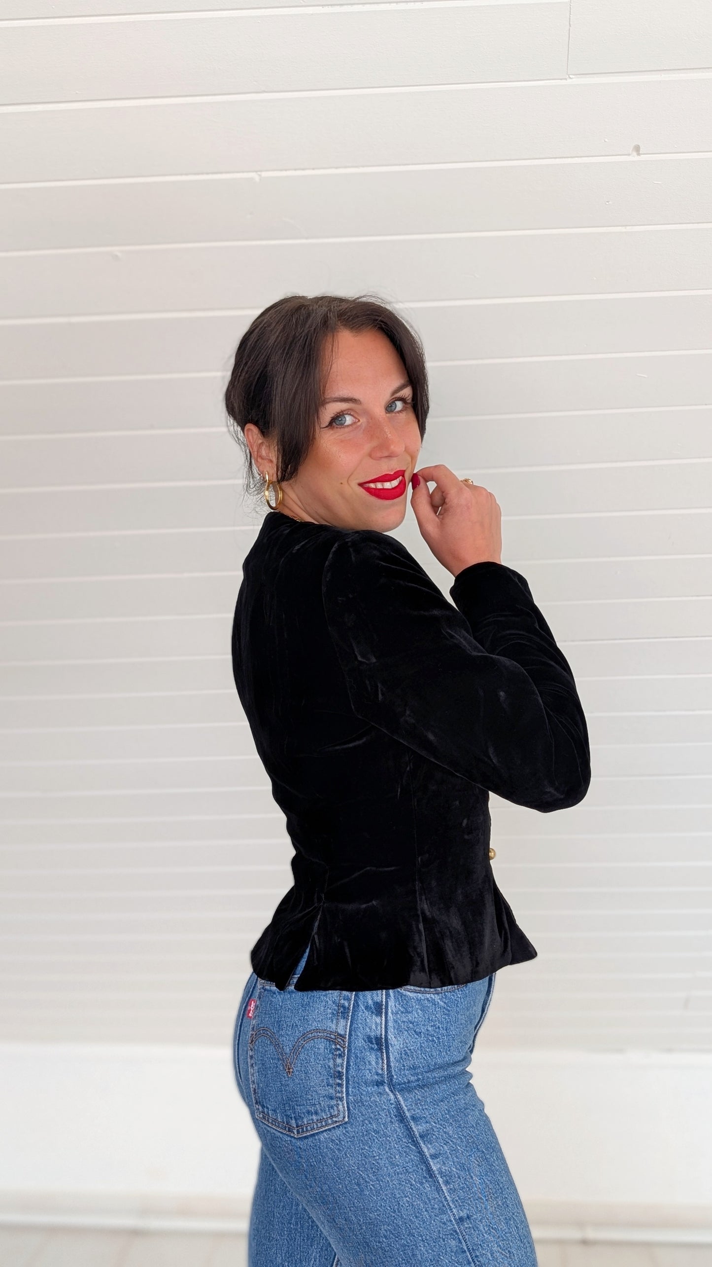 Blazer velours coton T36