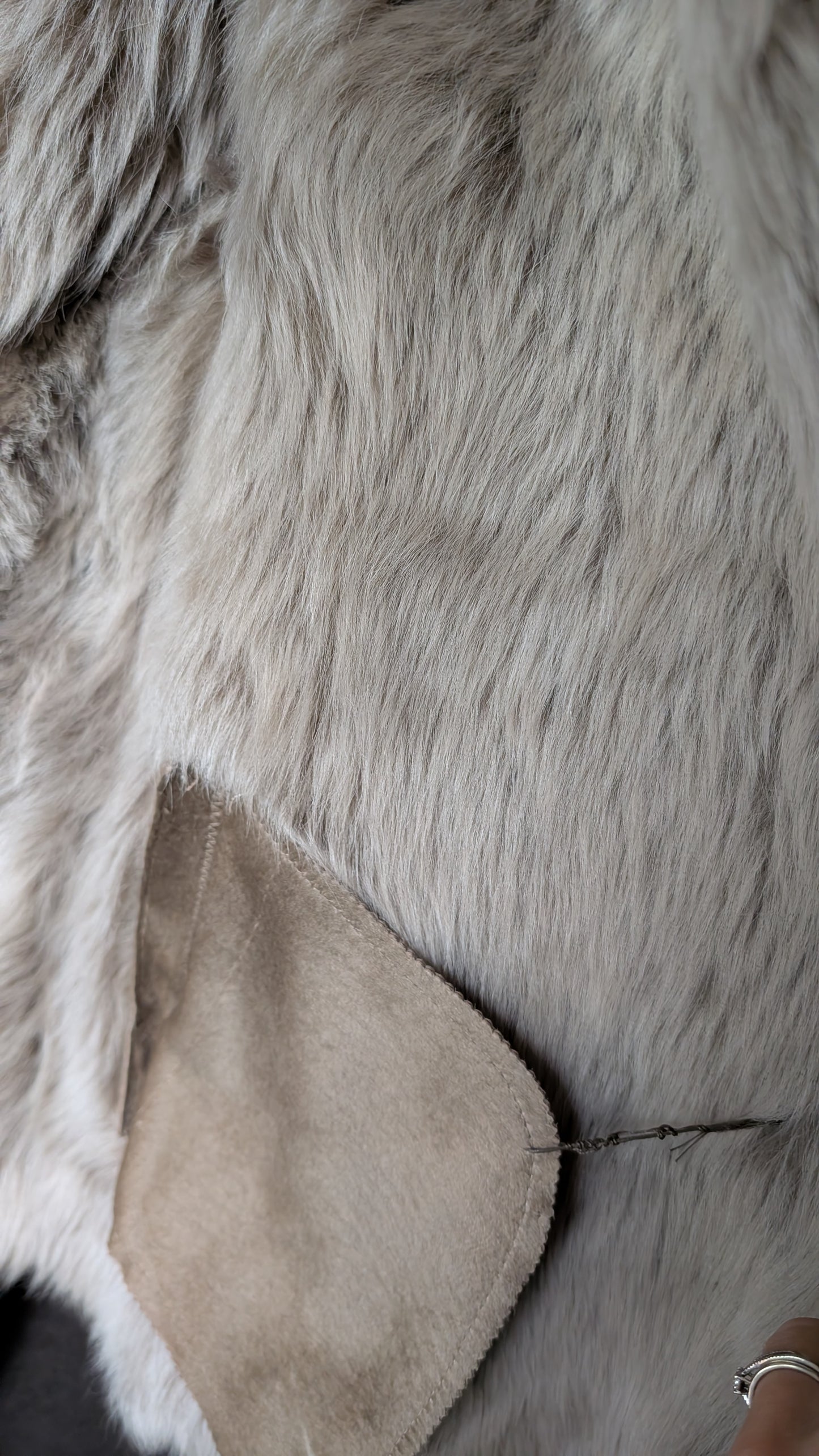 Manteau agneau retourné T40