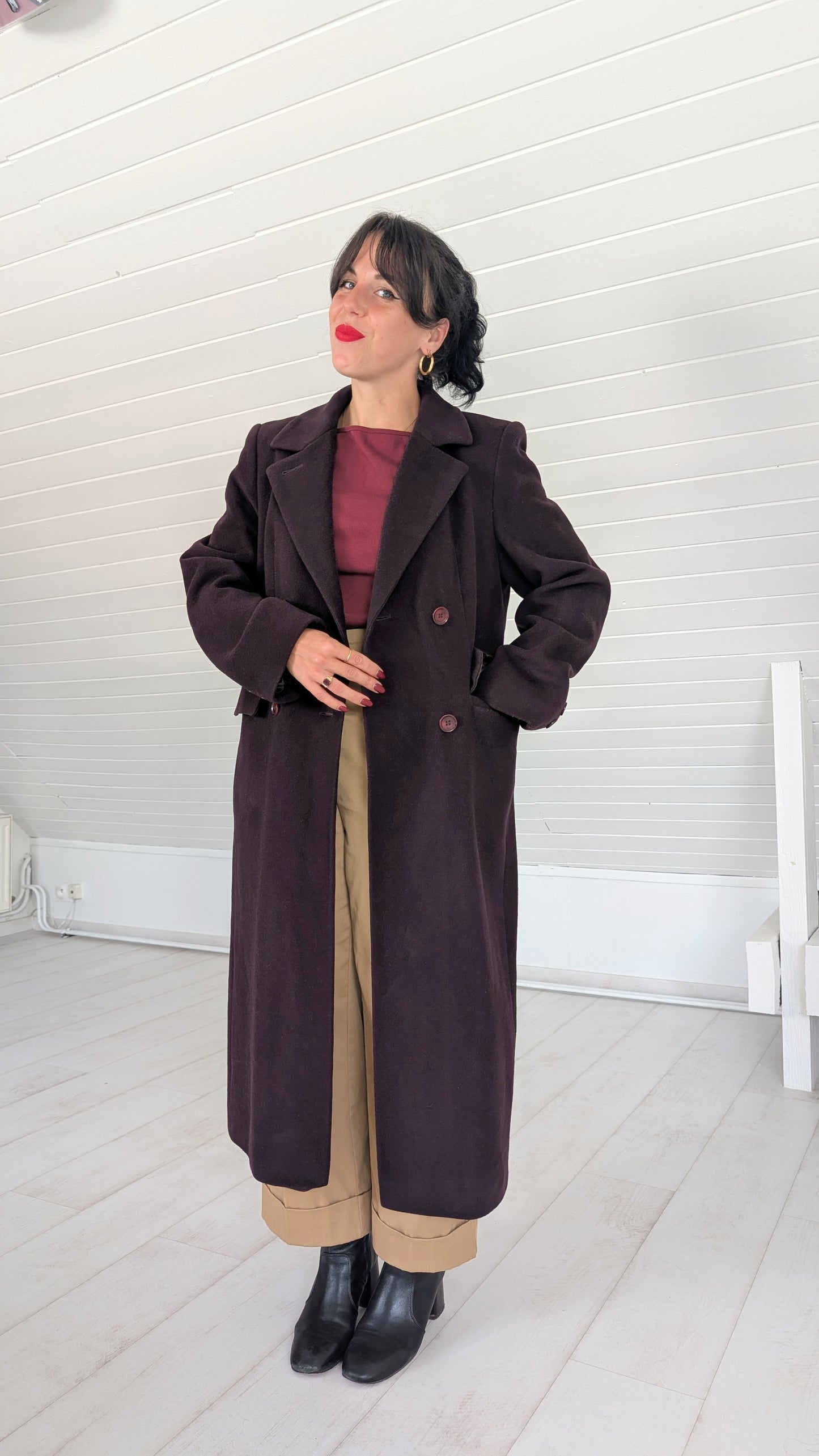 Manteau pure laine T36-38
