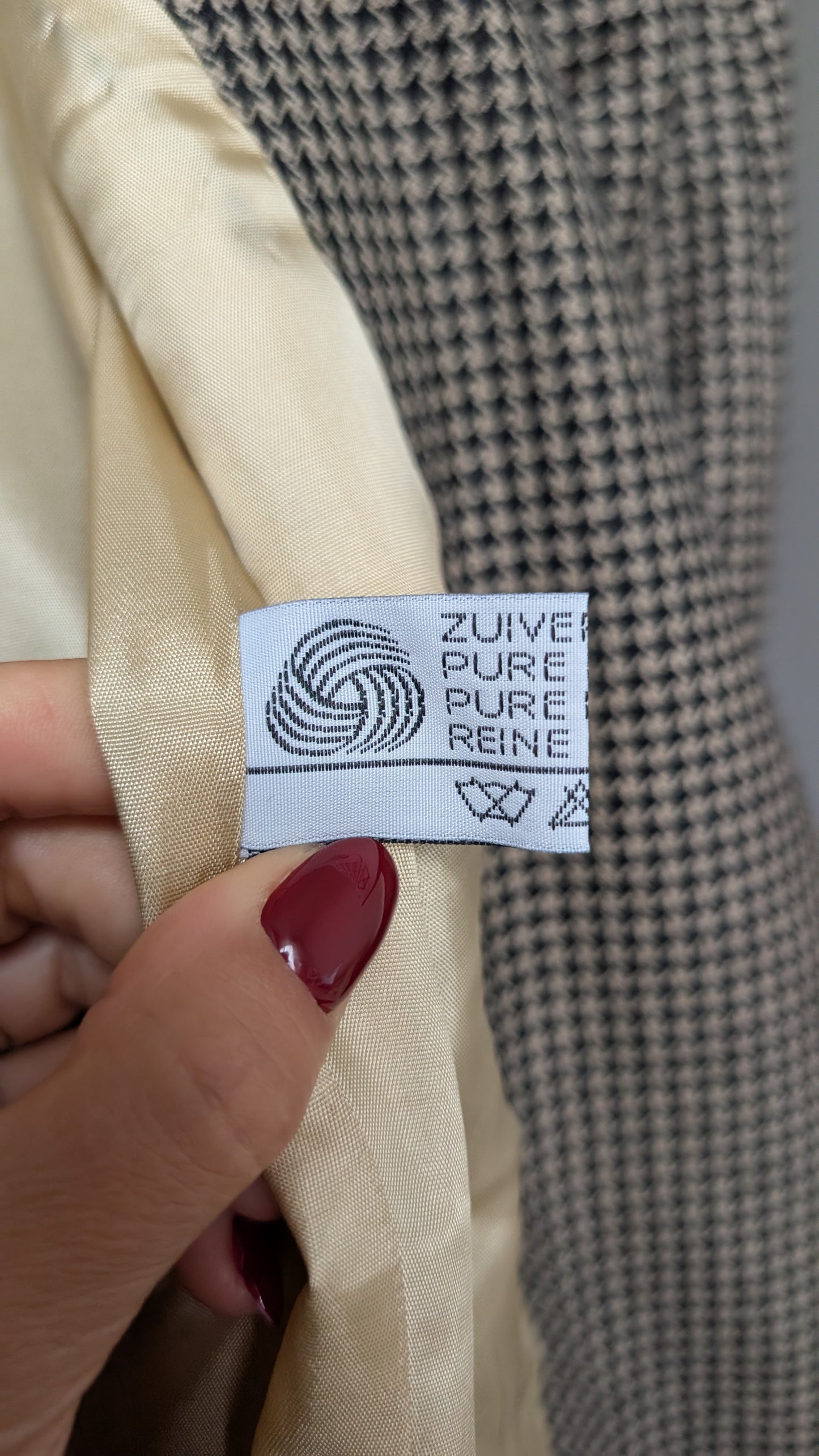 Blazer 80s pure laine T38