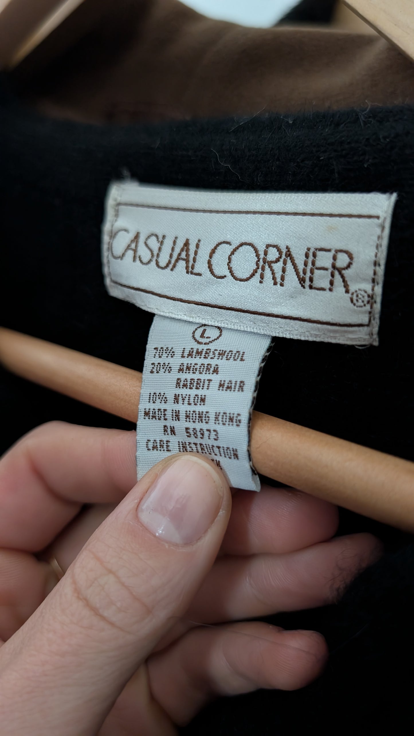 Cardigan laine et angora T40-42