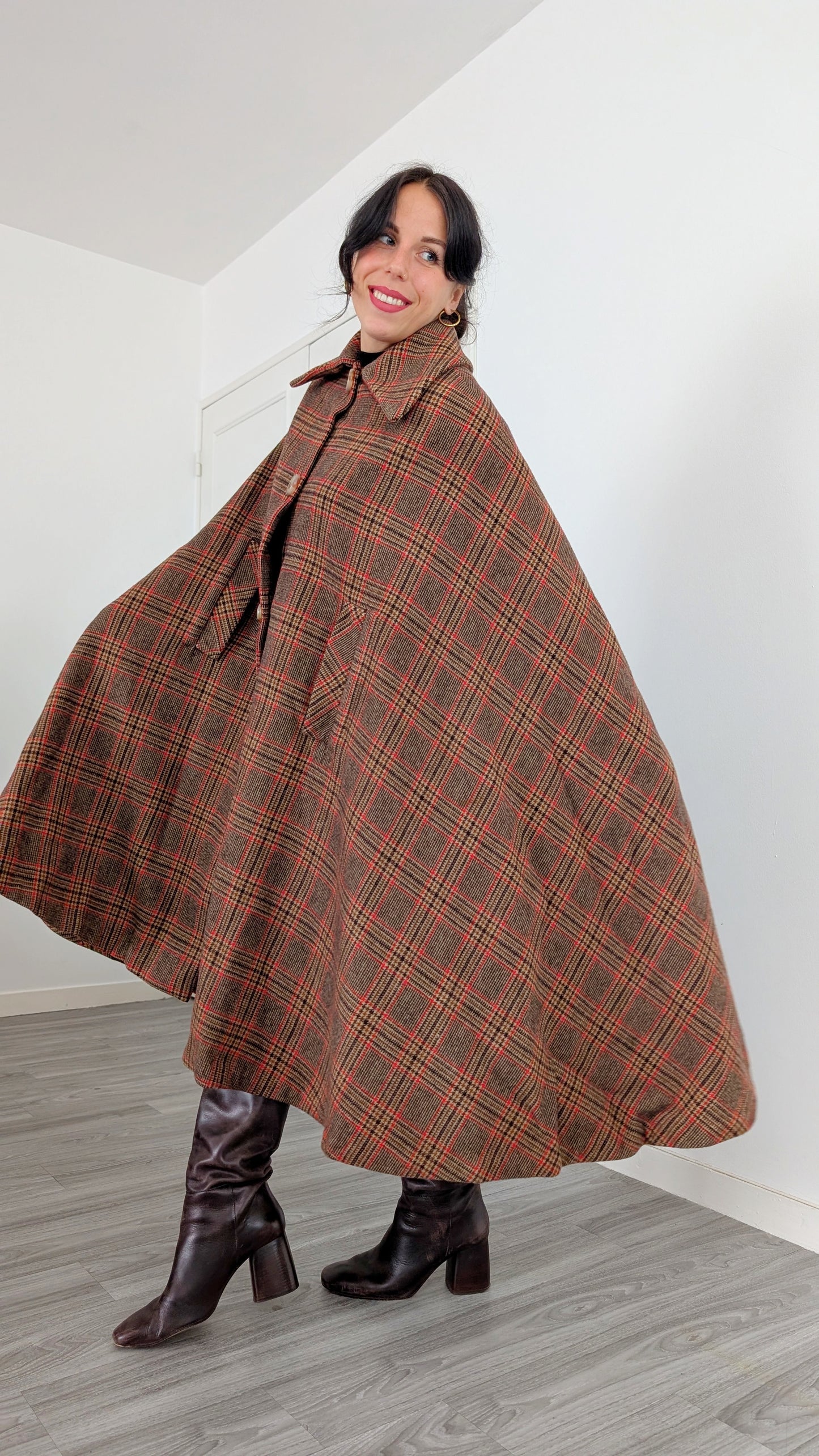 Cape laine rare 1970 taille unique