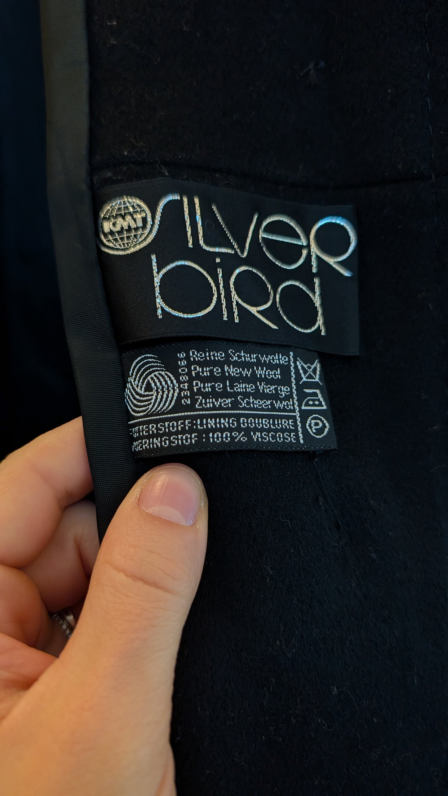 Manteau pure laine 1970 T38