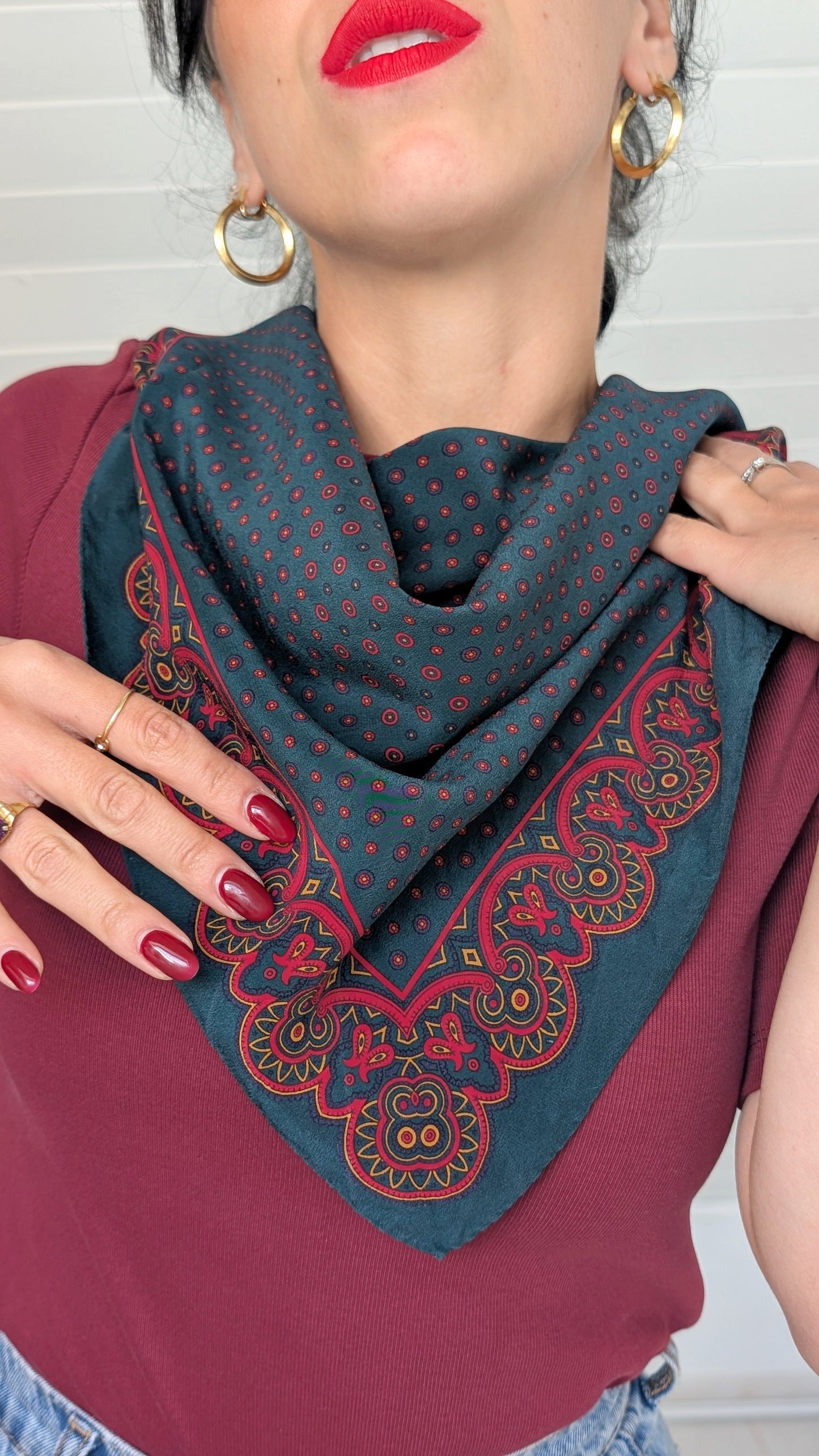 Foulard soie