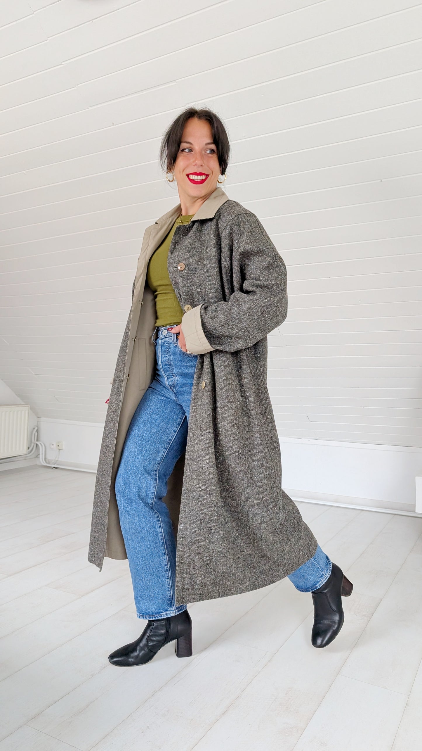 Manteau/Trench réversible 80 du 34 au 42