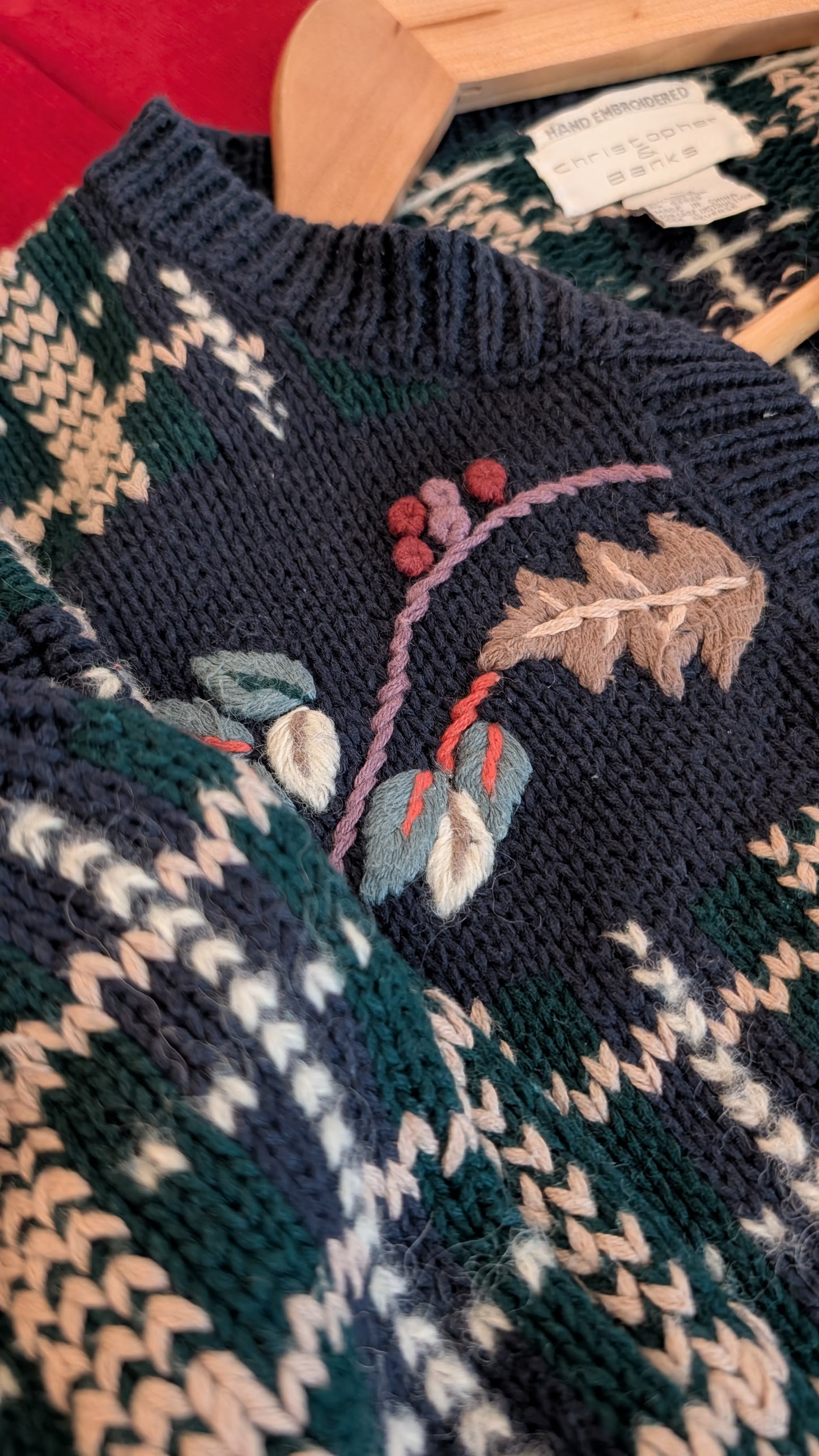 Cardigan brodé main coton et ramie du 40 au 44