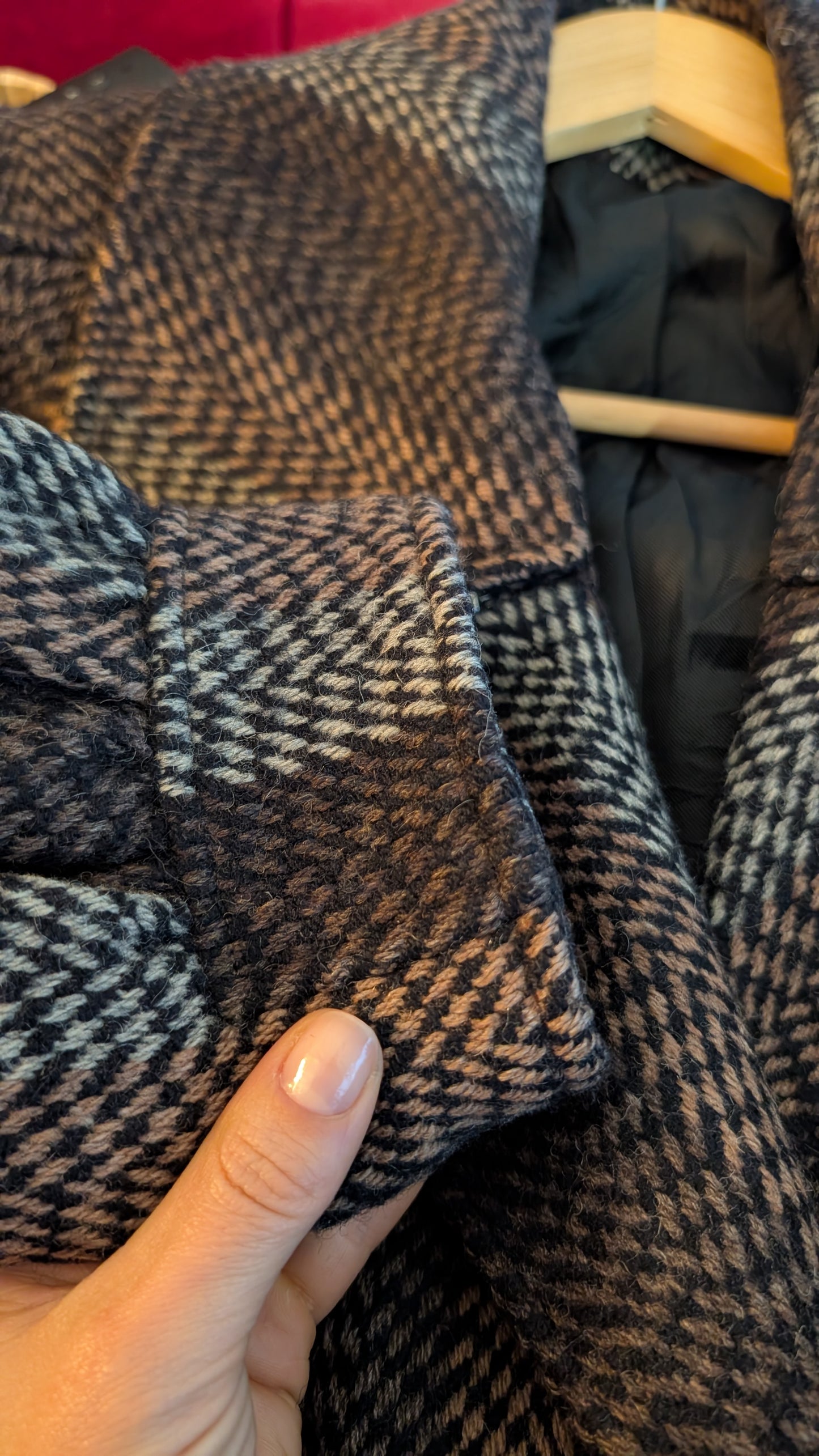 Manteau 1980 laine T38-40