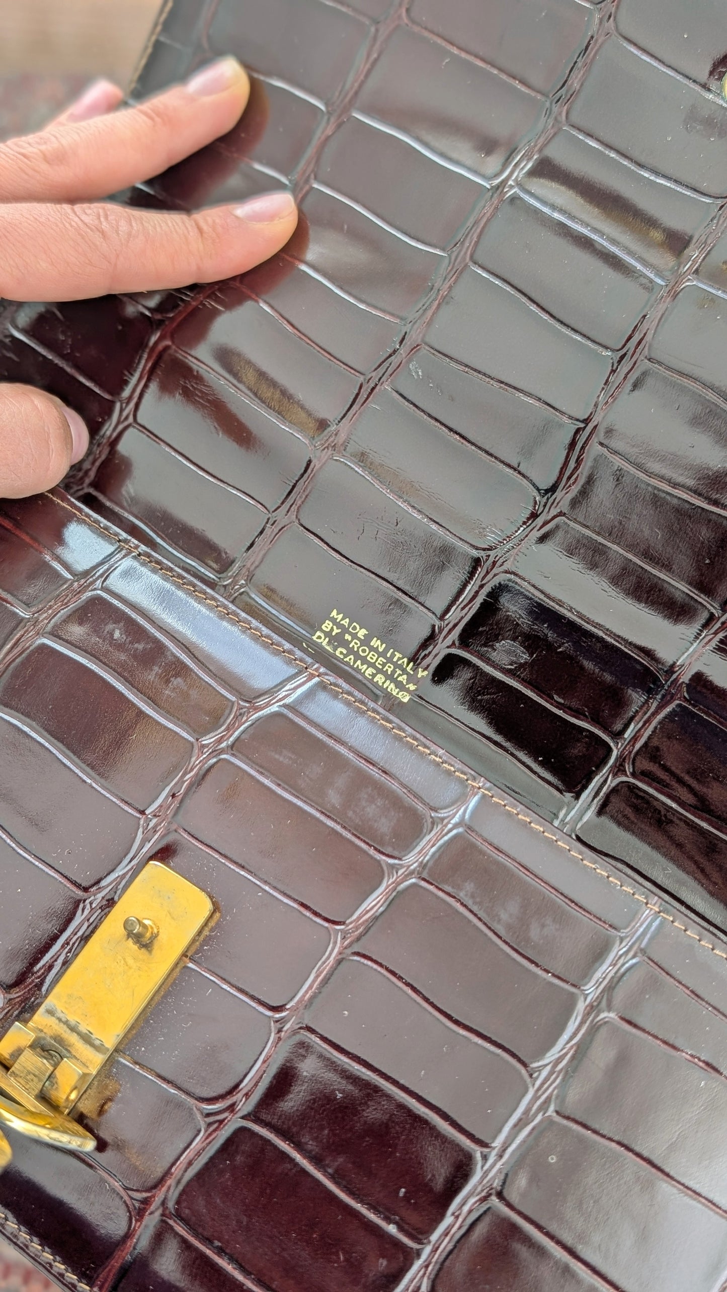 Sac cuir fabriqué en Italie