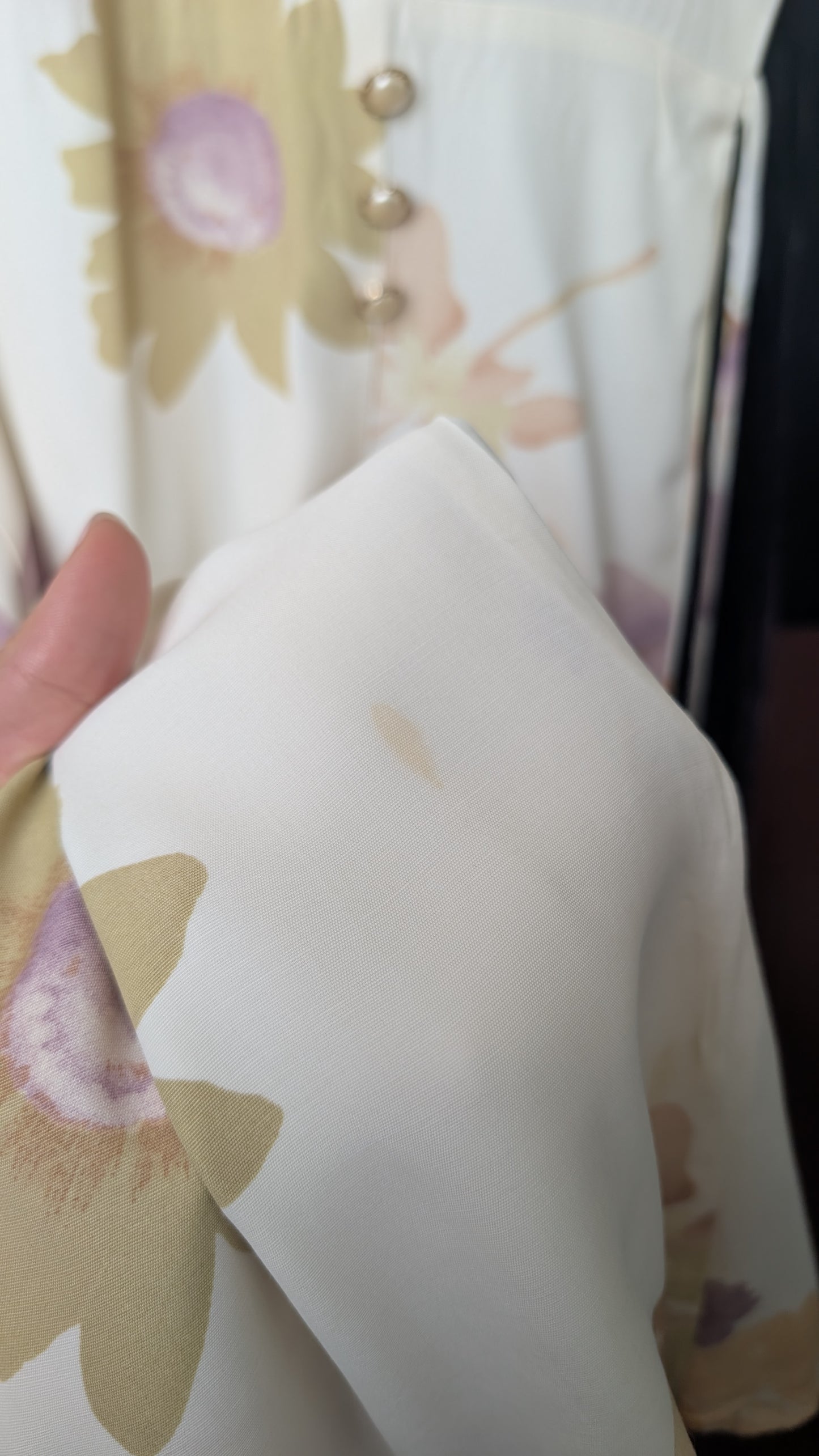 Robe 80s viscose made in USA T36