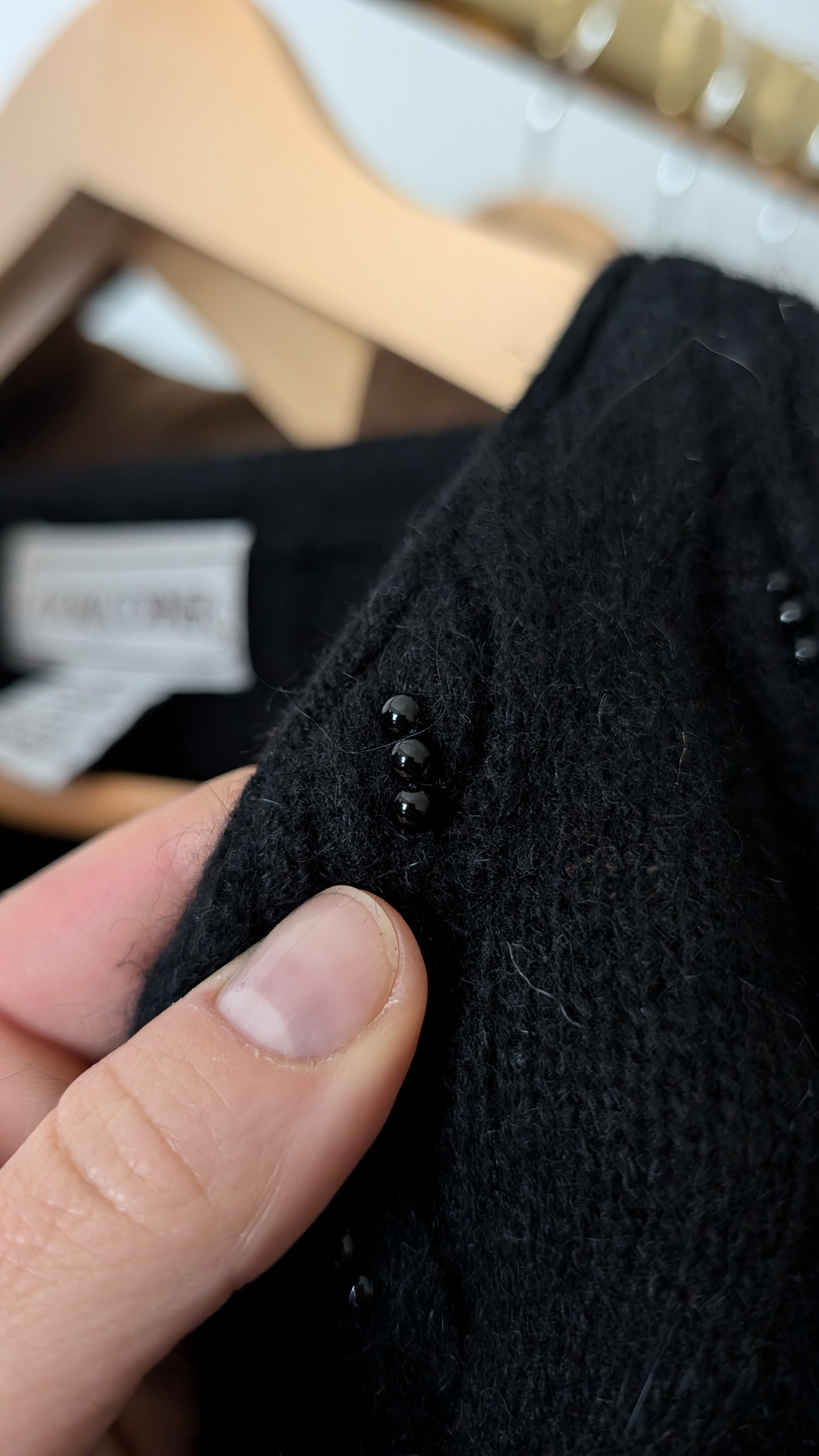 Cardigan laine et angora T40-42