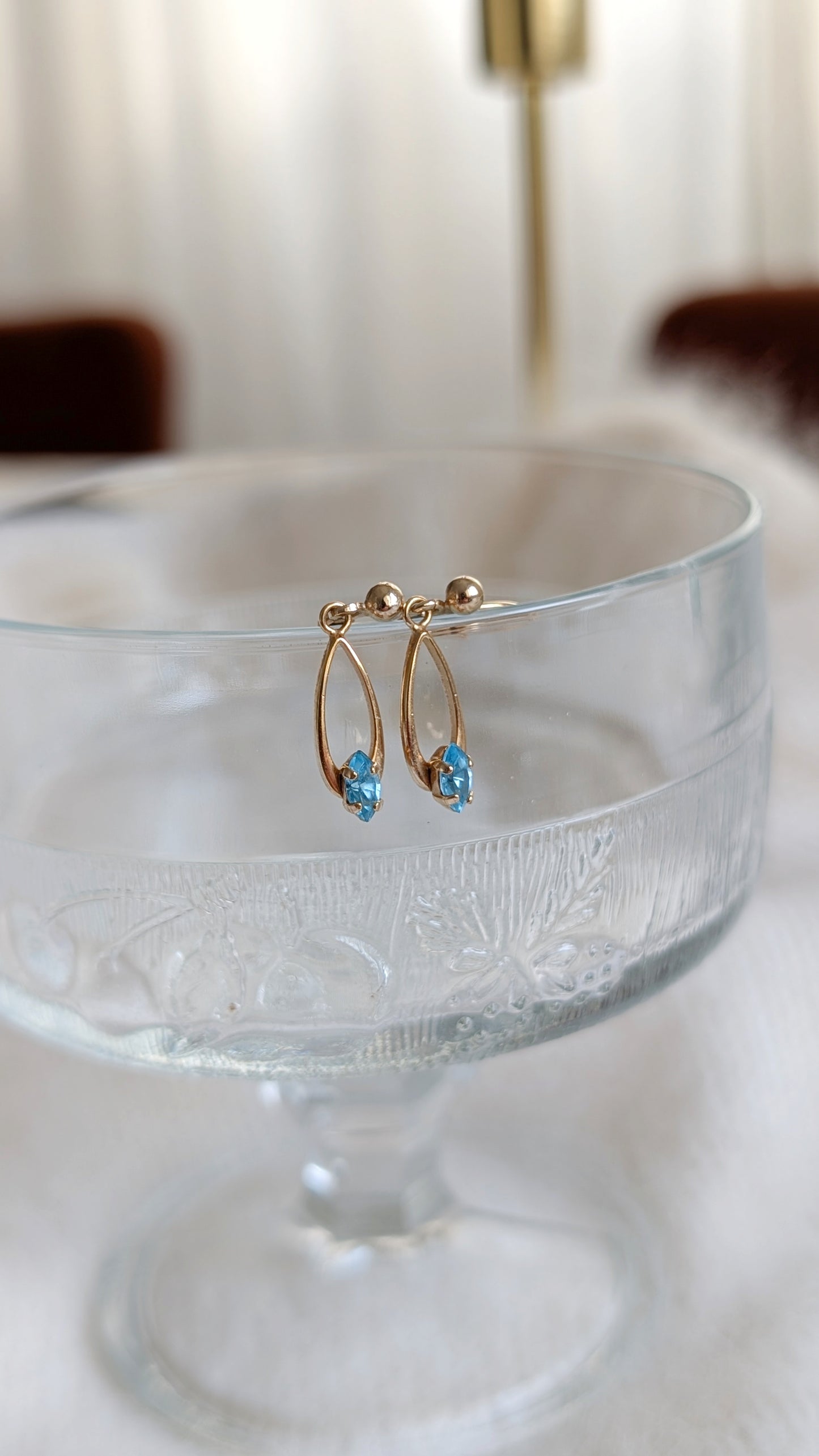 Boucles d'oreilles plaquées or poinçon