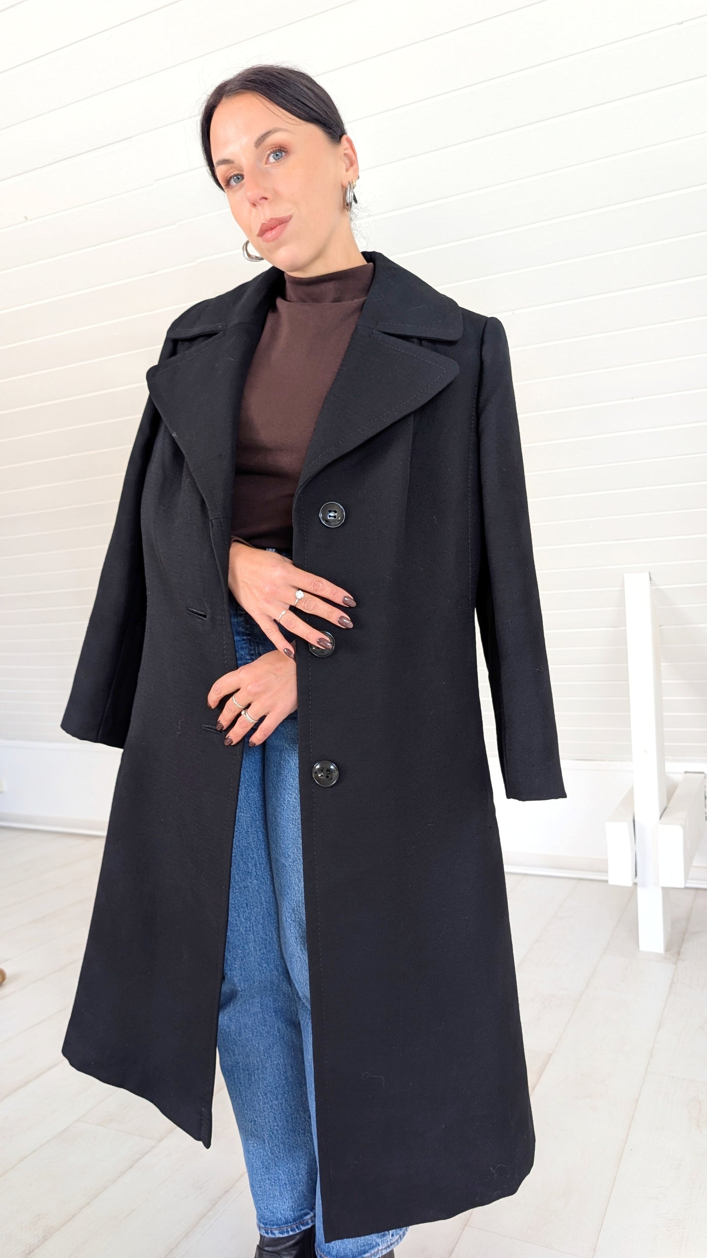 Manteau pure laine 1960 T40