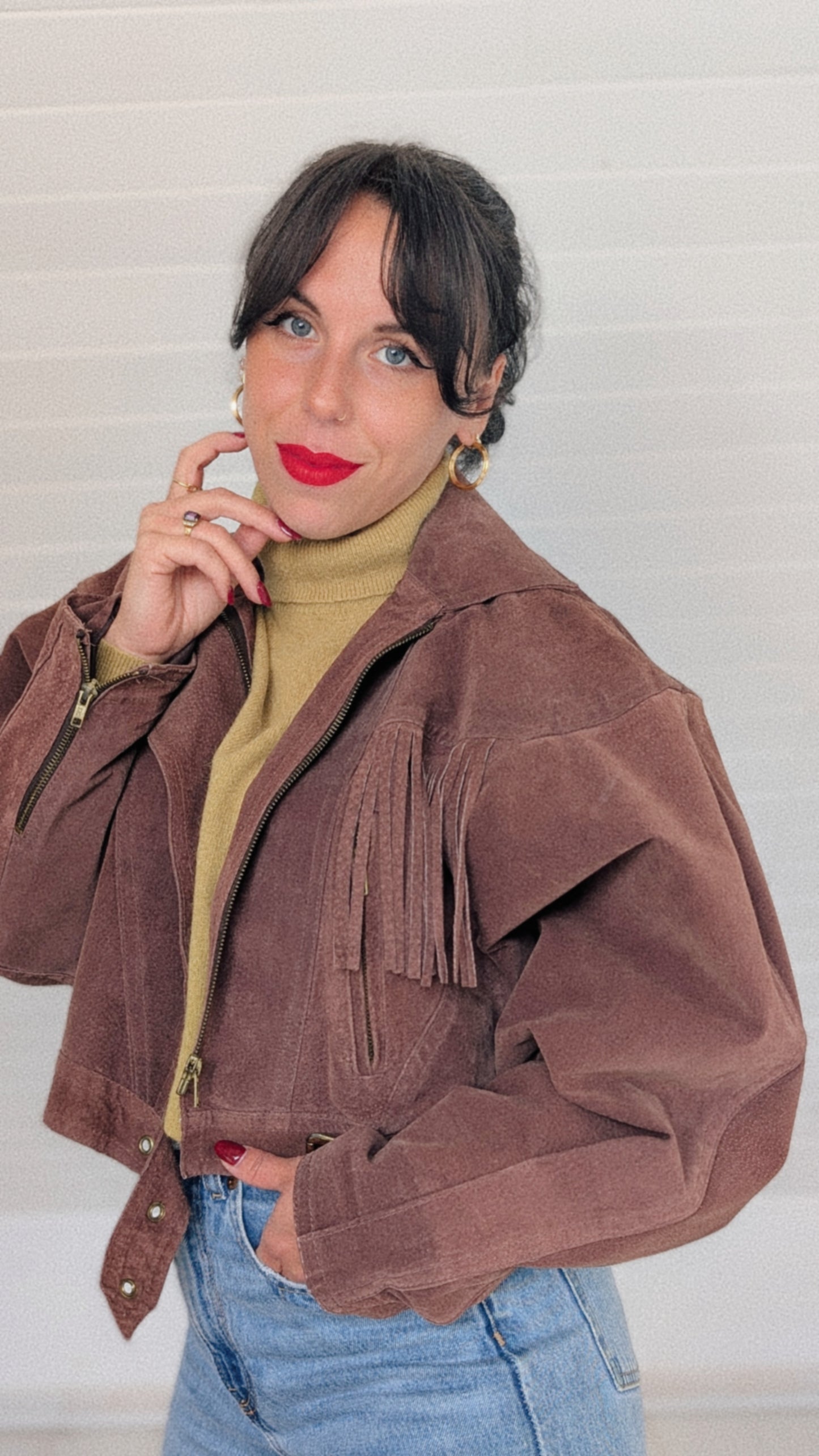 Perfecto daim 80s  du 34 au petit 42