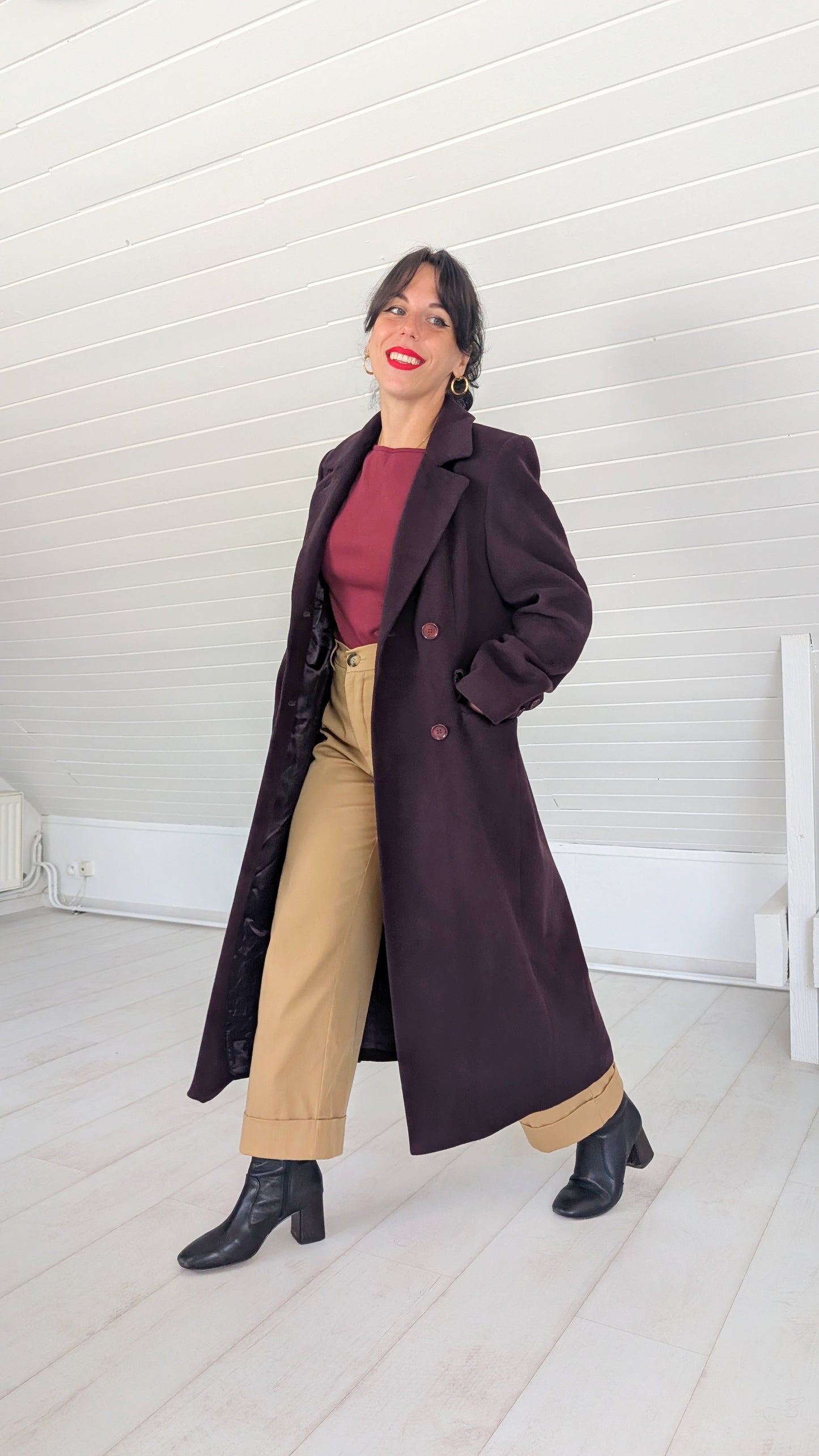 Manteau pure laine T36-38