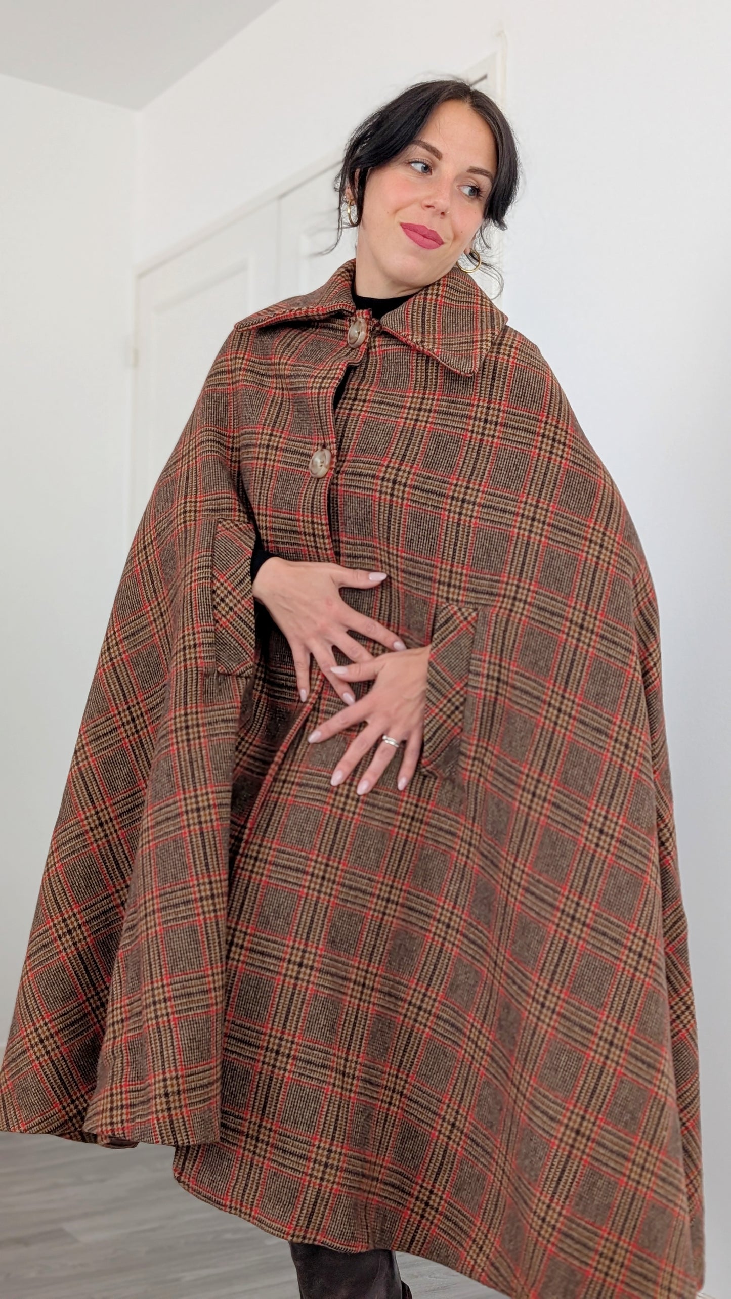 Cape laine rare 1970 taille unique